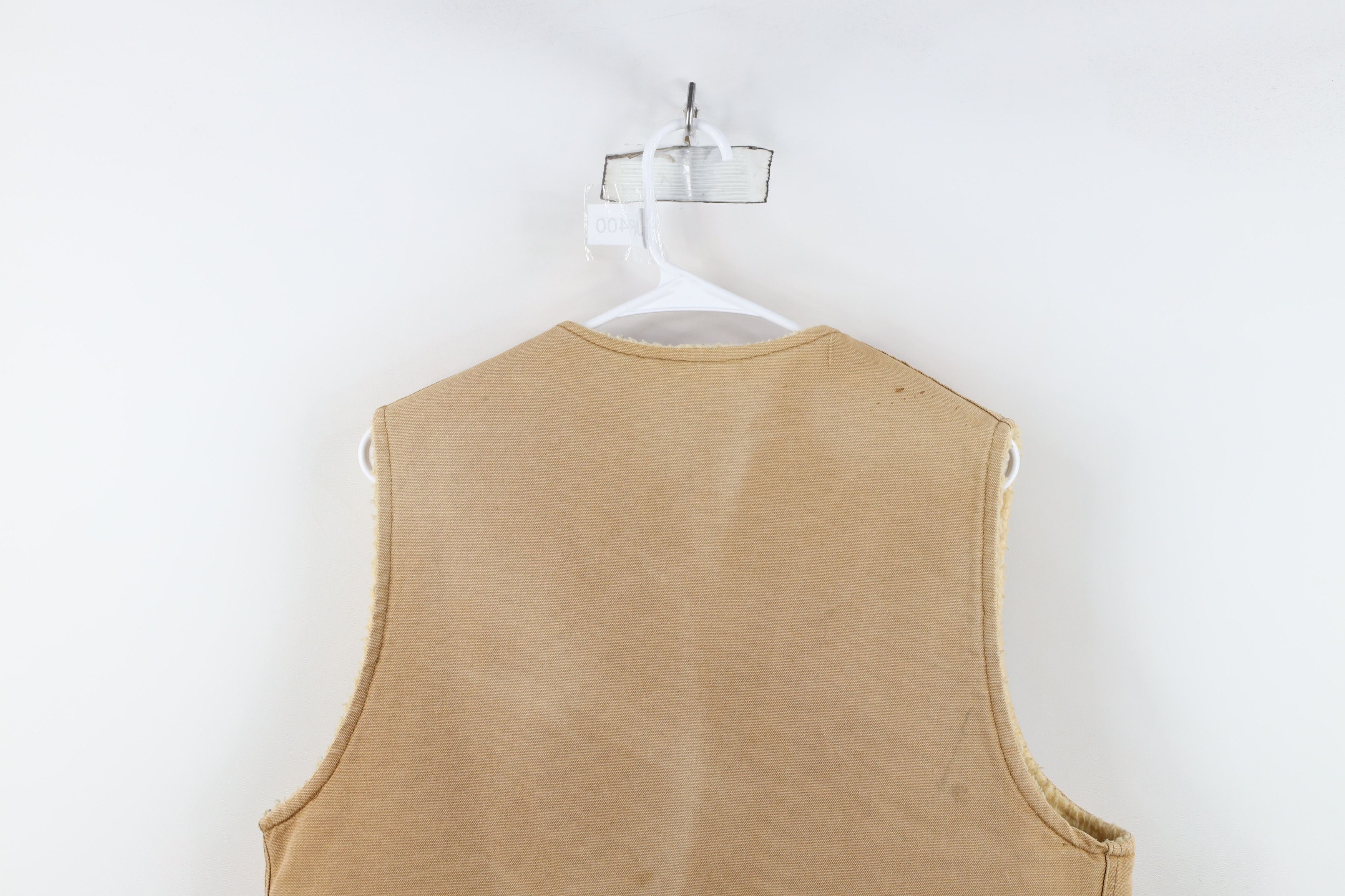 Carhartt Vintage 70s 80s Carhartt Pile Fleece Lined Vest Jacket USA Size US L / EU 52-54 / 3 - 15 Thumbnail