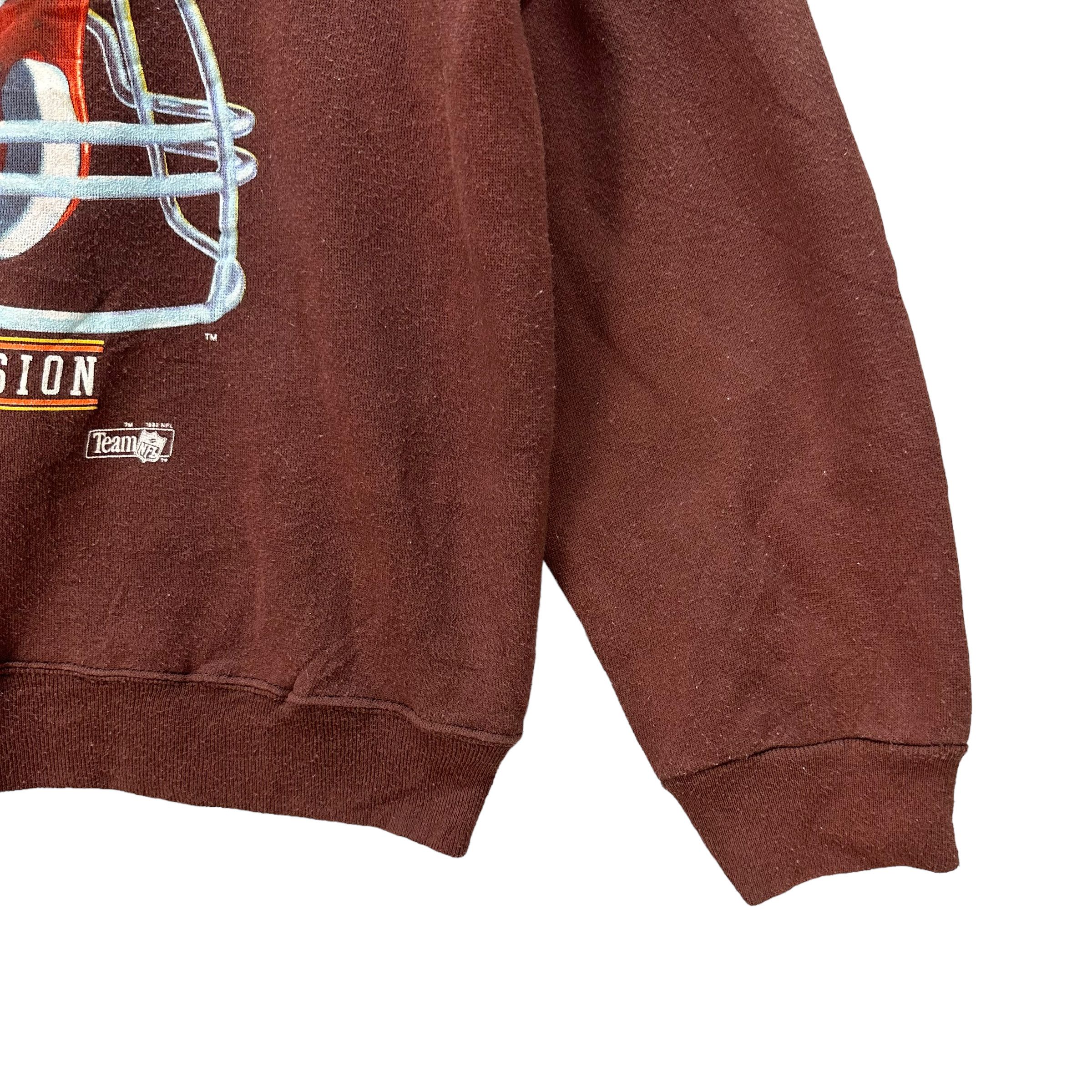 NFL × Salem Sportswear × Vintage 93's TEAM NFL CLEVERLAND BROWNS SWEATSHIRTS #8047-198 Size US XL / EU 56 / 4 - 8 Thumbnail