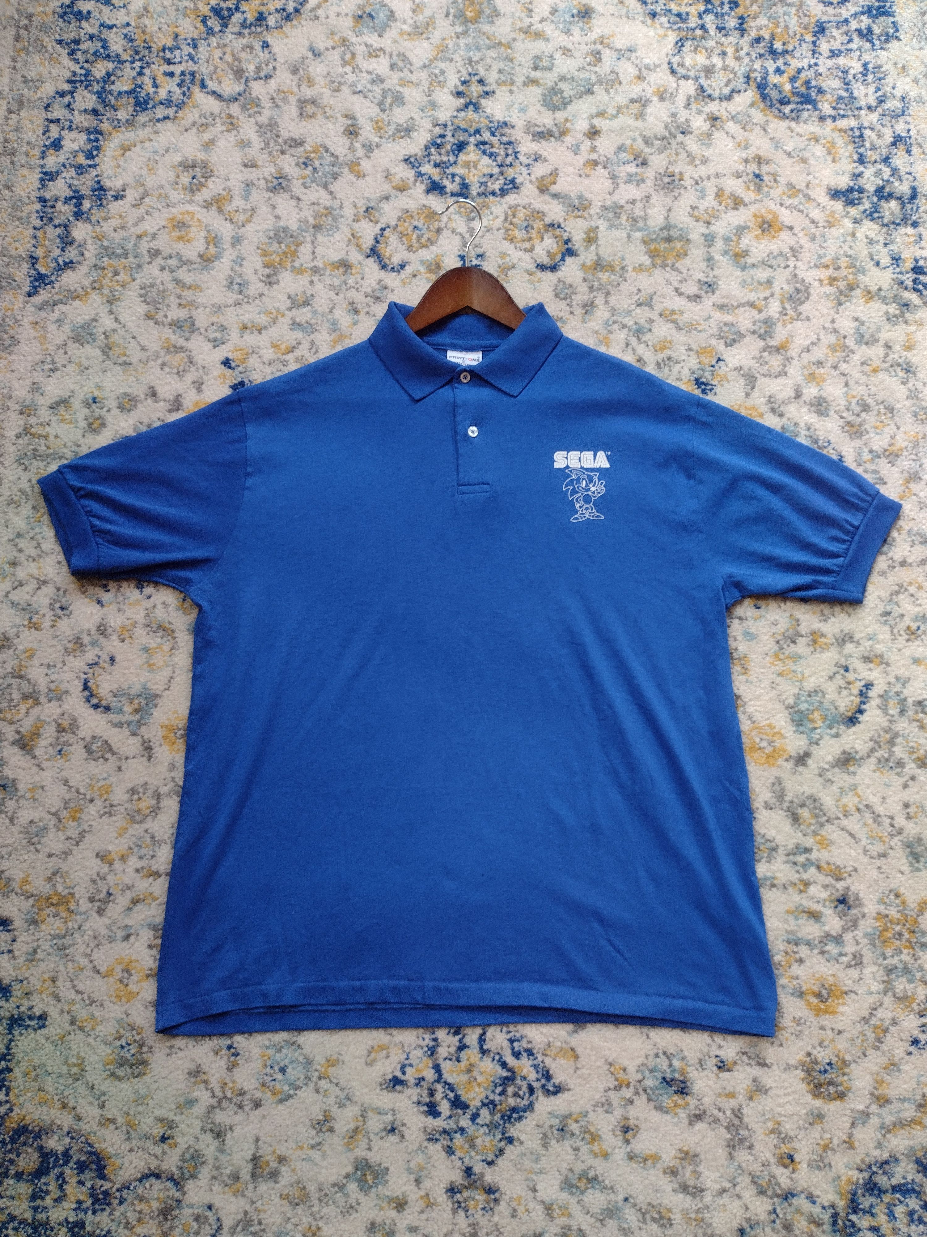 Vintage Sega staff polo shirt SONIC Size US XL / EU 56 / 4 - 1 Thumbnail