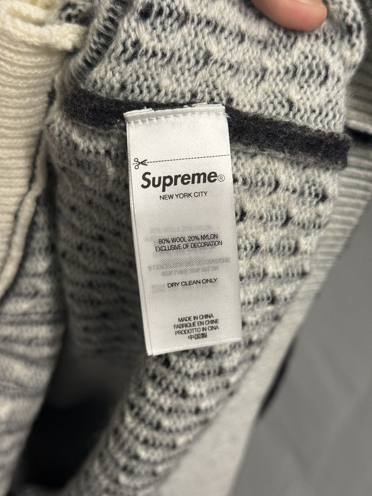 Supreme Supreme/Jane’s Addiction cardigan black wool jacket Size US M / EU 48-50 / 2 - 5 Thumbnail