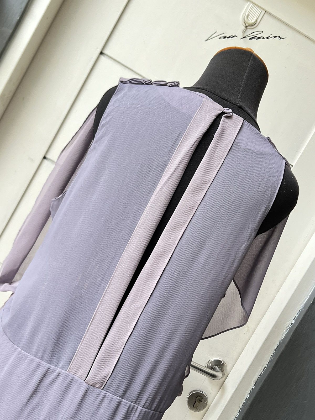 Acne Studios ACNE Purple Midi Dress Size S / US 4 / IT 40 - 19 Thumbnail