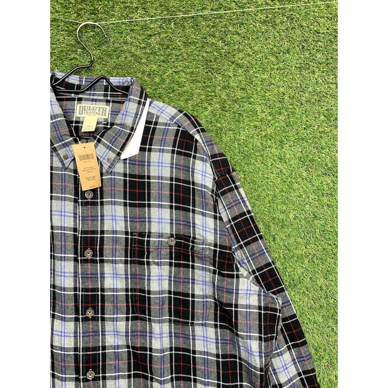 Vintage Duluth Shirt Mens 3XL Button-Up Plaid Blue 2000s Workwear Casual Classic Outdoor Button-Up Mens Size US XXL / EU 58 / 5 - 3 Thumbnail