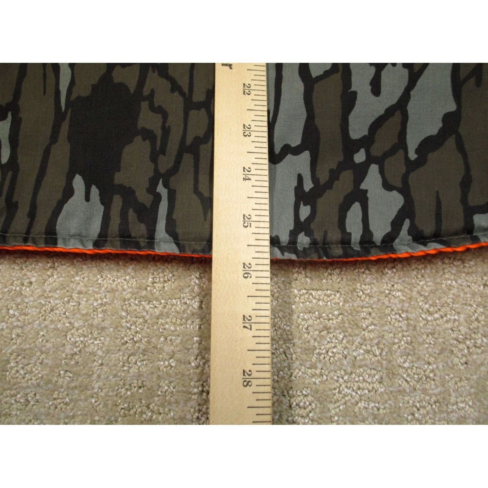 Vintage Trebark Vest Men L Camouflage Full Zip Reversible Insulated Outdoor Hiking Hunting Brown XS? Size US L / EU 52-54 / 3 - 7 Thumbnail