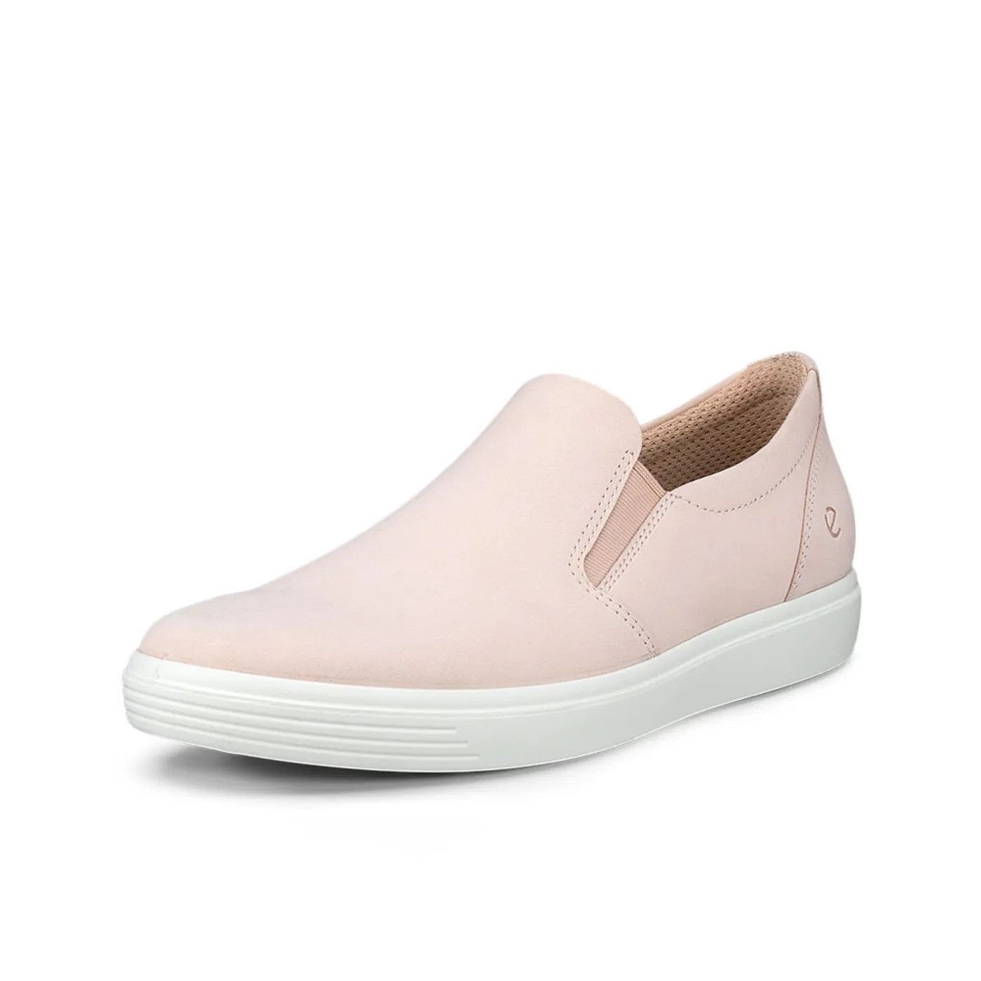 ECCO WOMEN'S 41 CLASSIC LOW TOP SNEAKER SLIP ON ROSE DUST