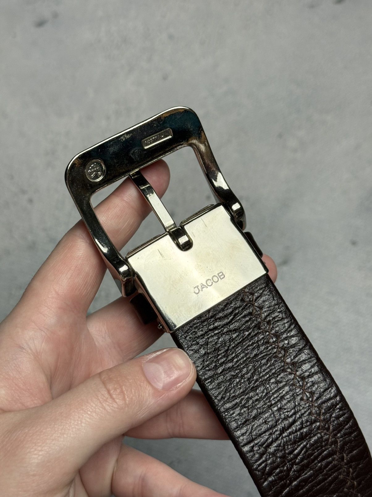 Leather Jacob Elegant Leather Vintage Money Belt Archive NO. 5758 Size ONE SIZE - 2 Thumbnail
