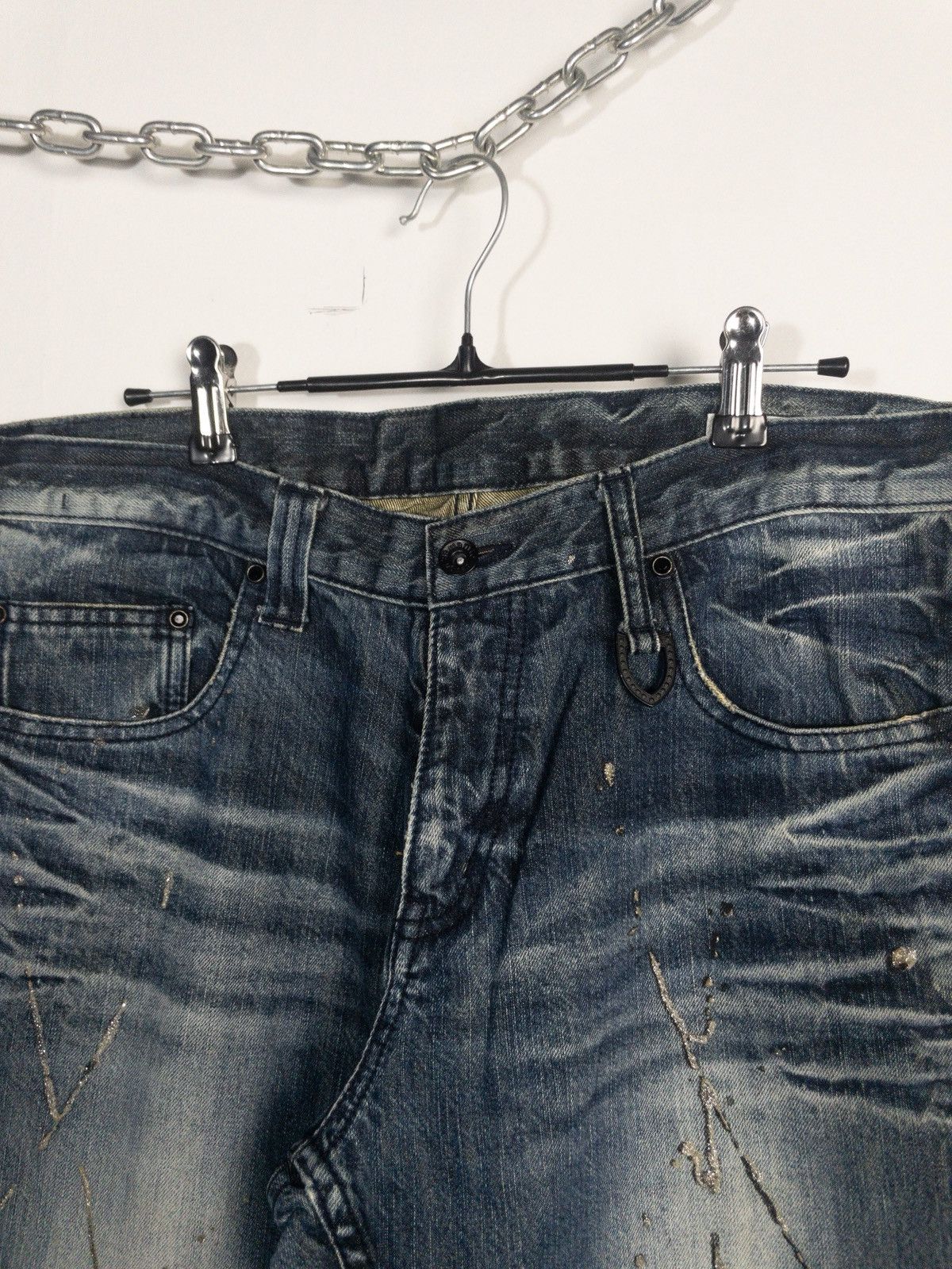 semanticdesign Splatter Poem Bootcut Jeans like LGB If Six was Nine Size US 34 / EU 50 - 8 Thumbnail