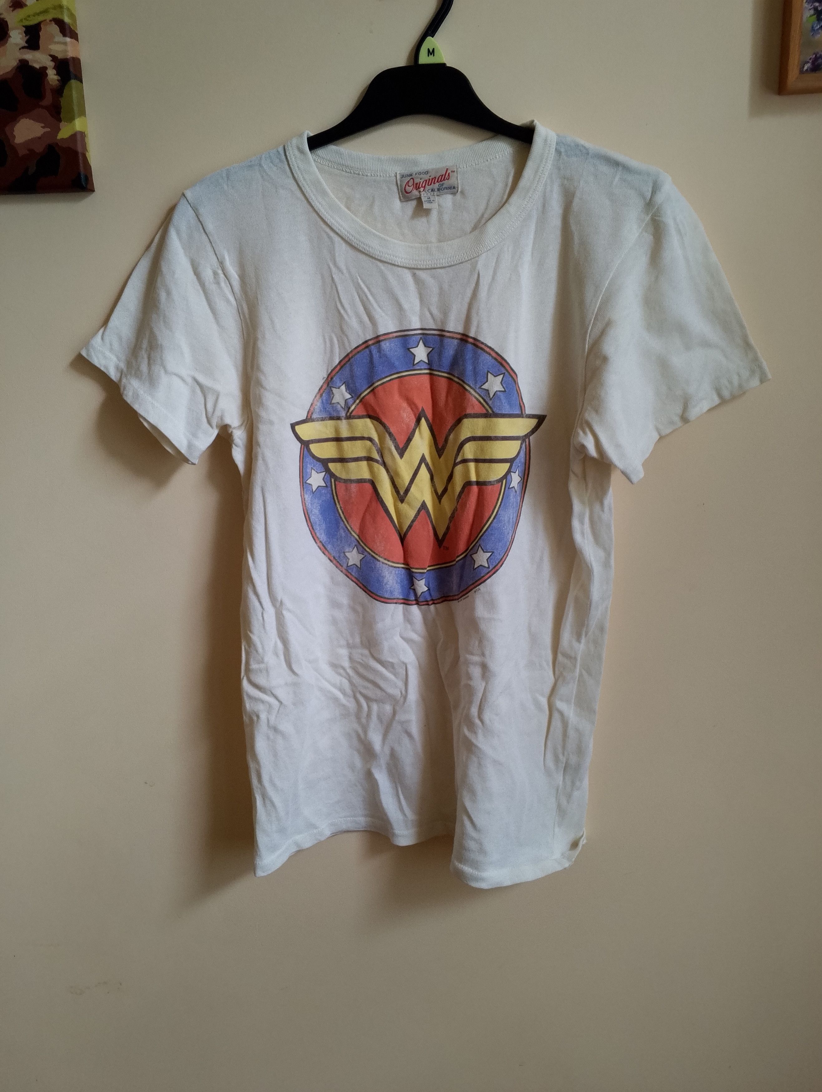 DC Comics vintage wonder women big logo dc comics t shirt made usa Size M / US 6-8 / IT 42-44 - 1 Thumbnail