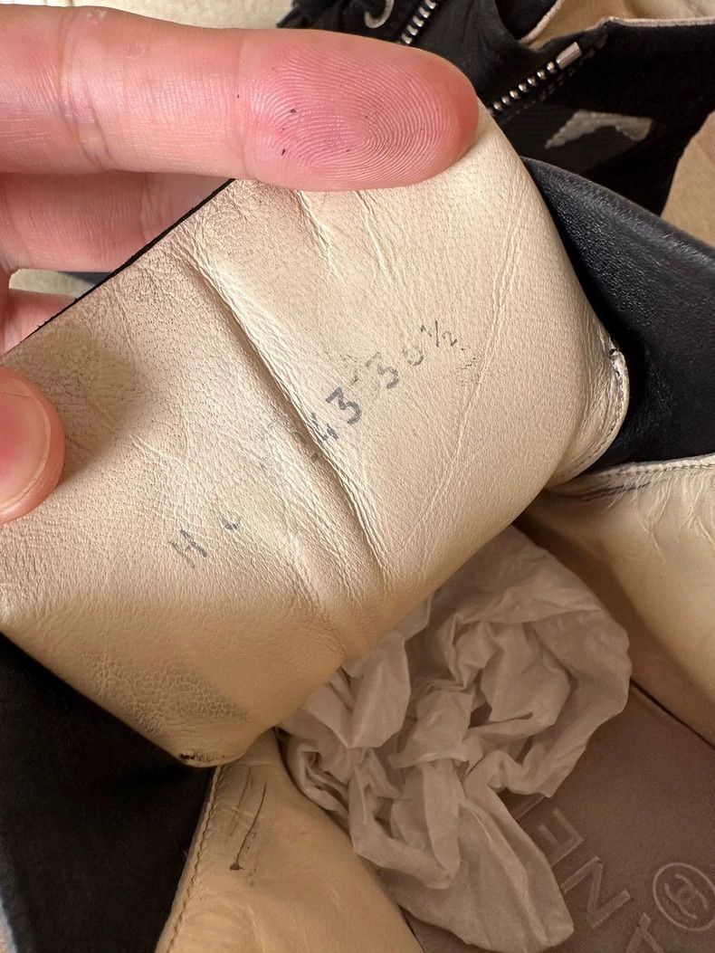 Chanel Chanel Black HighTop Sneakers with Logo -2505 Size US 6.5 / IT 36.5 - 7 Thumbnail