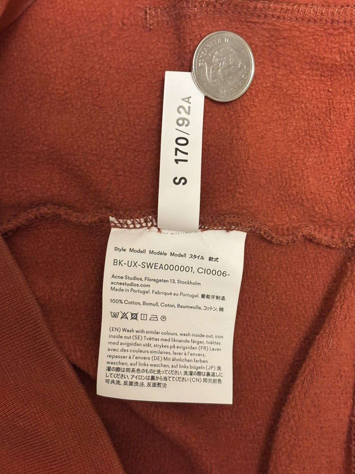 Acne Studios Acne Studios Blå Konst Hoodie – Size S Size US S / EU 44-46 / 1 - 6 Thumbnail