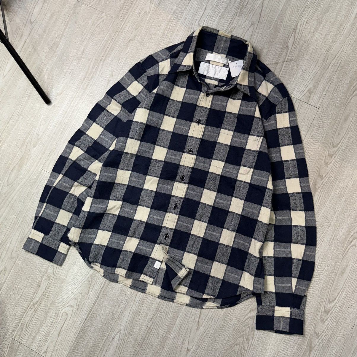 thisisneverthat THISISNEVERTHAT SS 16 cpf backprint plaid flannel button Size US L / EU 52-54 / 3 - 3 Thumbnail