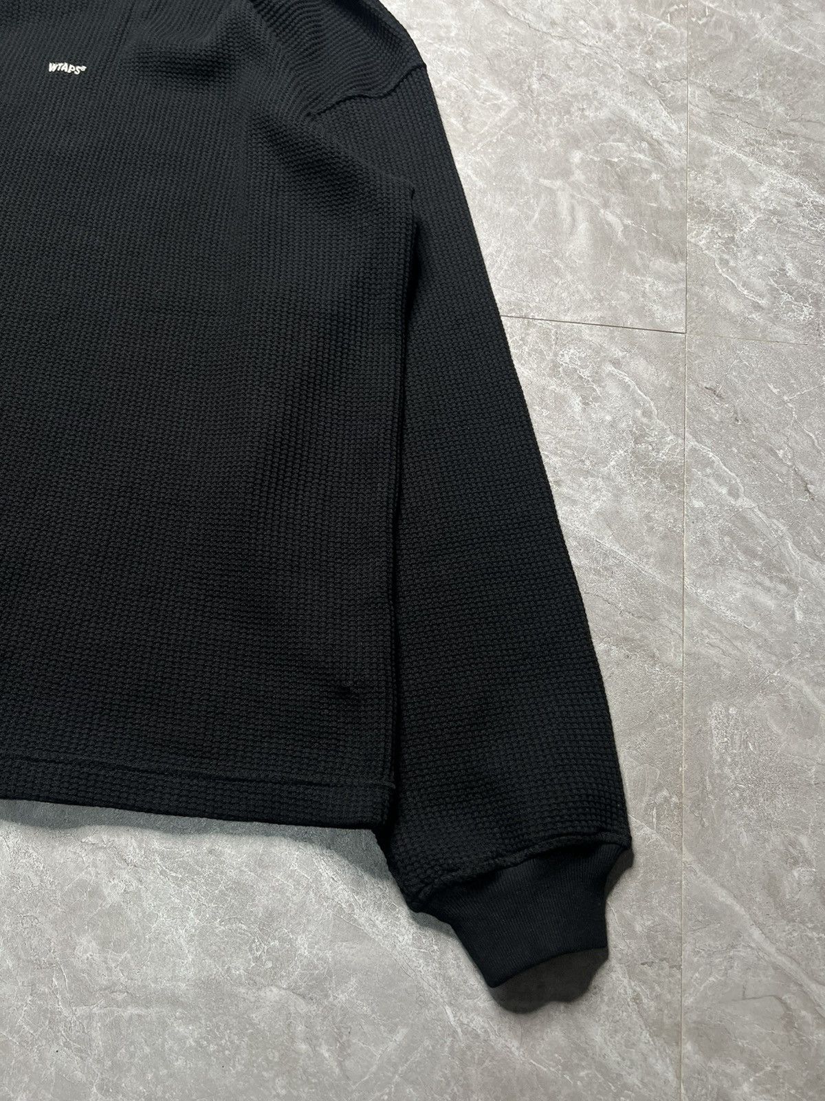 Wtaps WTAPS Cut & Sew A/W 23 Waffle embroidered Oversized Sweater Size US S / EU 44-46 / 1 - 4 Thumbnail