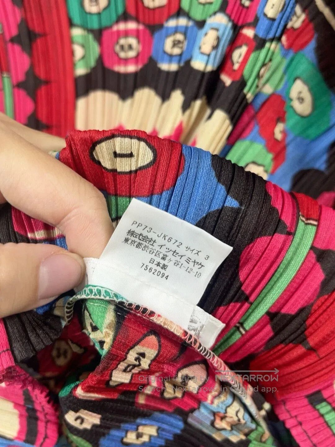 Pleats Please Issey Miyake pleats please issey miyake colorful top. Size M / US 6-8 / IT 42-44 - 4 Thumbnail