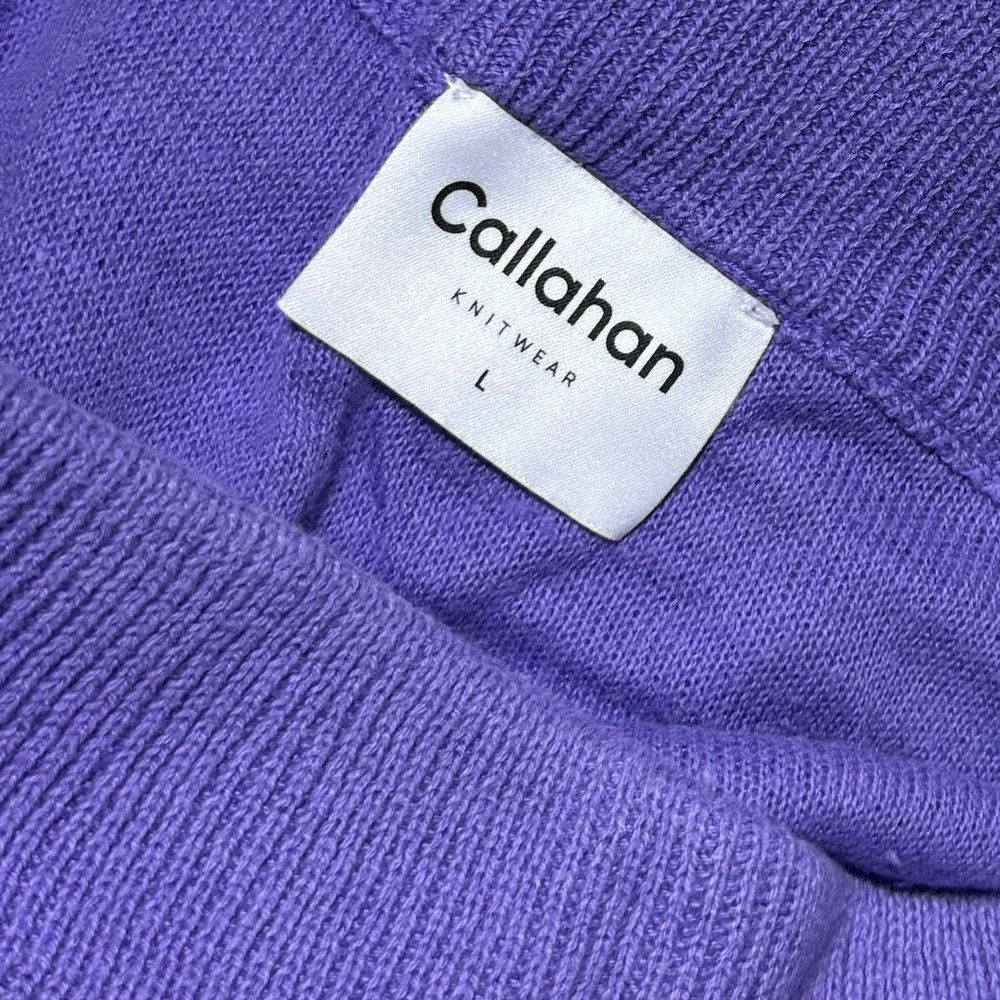 Other Callahan knitwear Genny Open Weave skirt purple with side s Size 32" / US 10 / IT 46 - 3 Thumbnail
