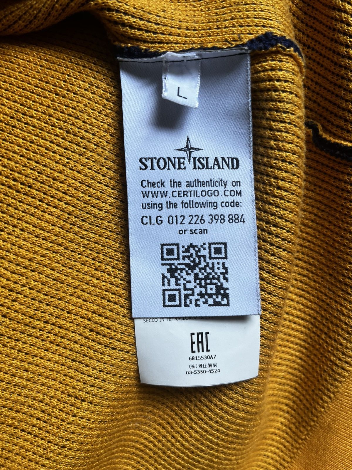 Stone Island × Vintage Vintage Stone Island „Glow Knit“ Sweatjacke FW18 Size US L / EU 52-54 / 3 - 7 Thumbnail