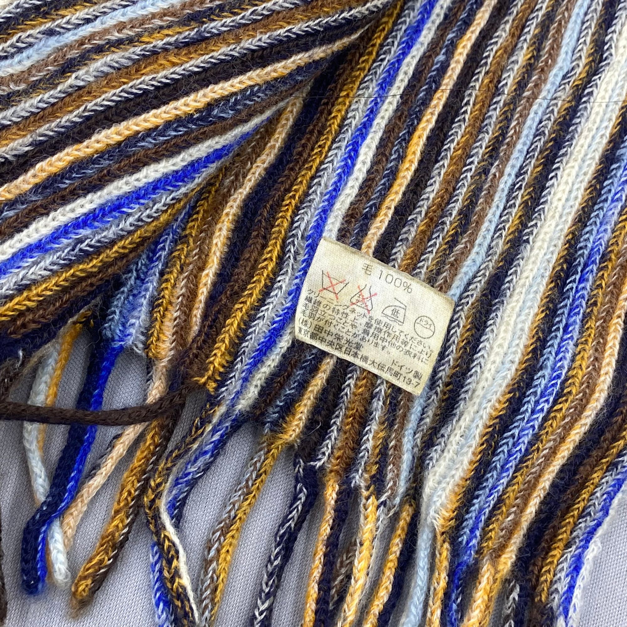 Chaps Ralph Lauren Vintage Chaps Ralph Lauren Scarf Muffler Wool Knit Scarves Size ONE SIZE - 5 Thumbnail
