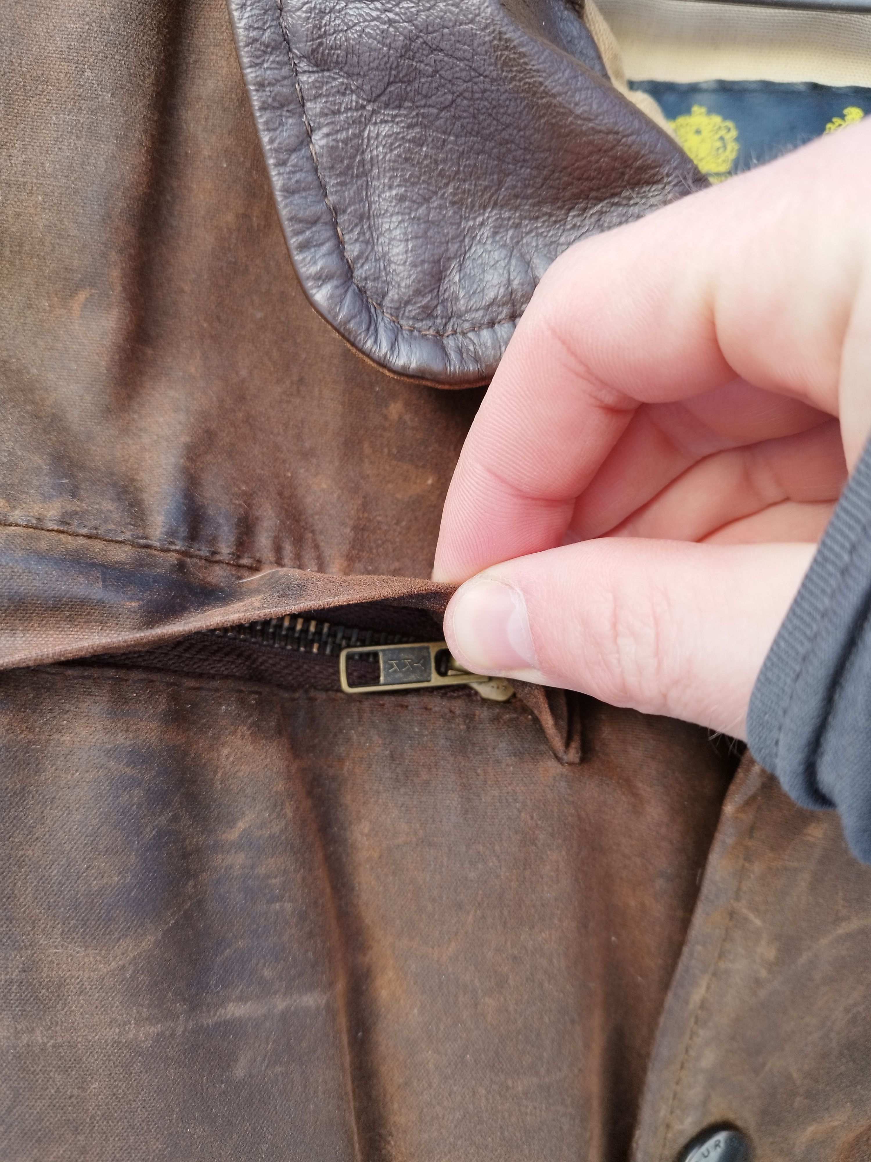 Barbour Barbour A1550 Bushman Waxed Cotton Jacket Brown Size M Size US M / EU 48-50 / 2 - 6 Thumbnail