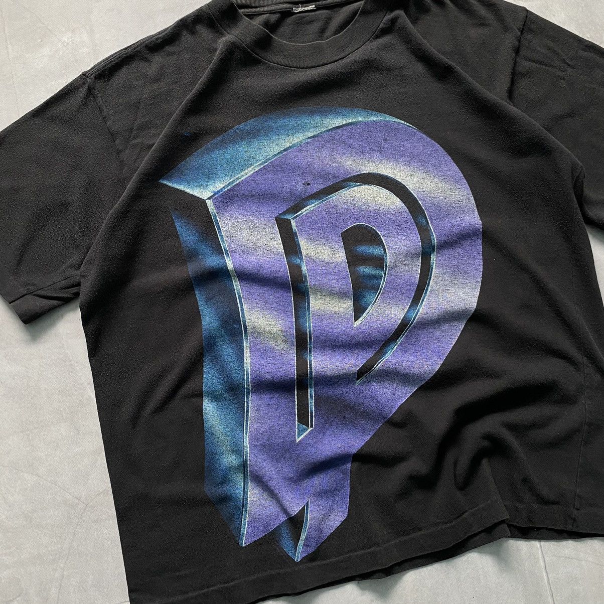 Band Tees 1990 Deep Purple Brockum Slaves and Masters Faded T-shirt Size US L / EU 52-54 / 3 - 3 Thumbnail
