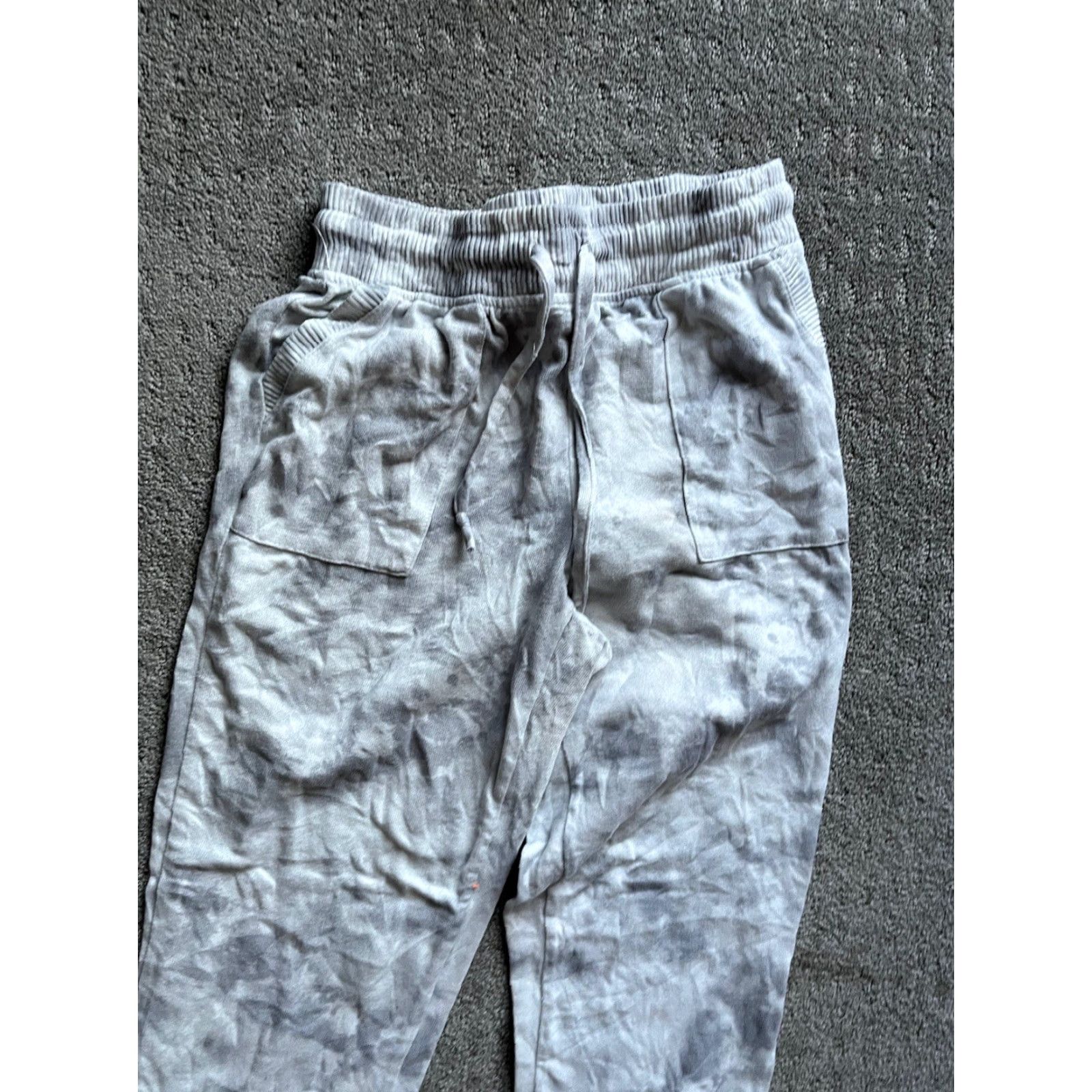 Bebe Bebe Sport Camouflage Women’s Joggers Size S Small Gray Pants Regular Activewear Casual Size 28" / US 6 / IT 42 - 2 Thumbnail