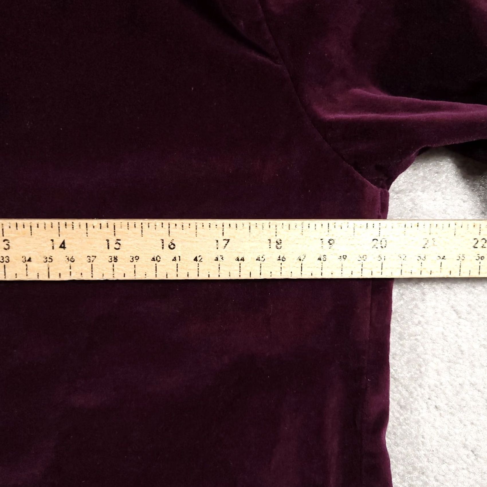 Vintage VINTAGE White Stag Velour Purple Long Sleeve Button Up Jacket Womens Size 10 Size L / US 10 / IT 46 - 5 Thumbnail