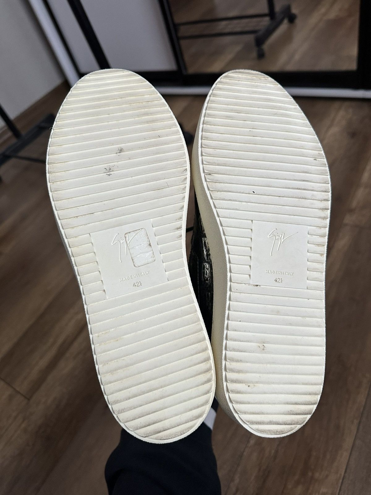 Giuseppe Zanotti Giuseppe Zanotti Kriss High Top Sneakers Shoes Size US 9 / EU 42 - 14 Thumbnail