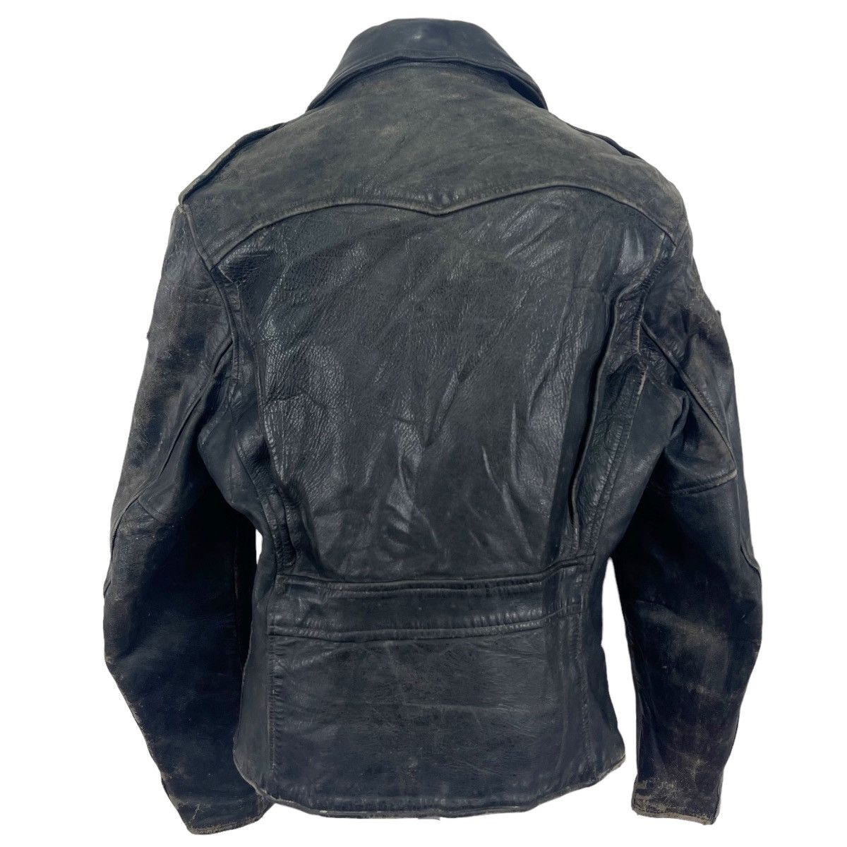 Sears 1950s Hercules Black Leather Biker Jacket Size US M / EU 48-50 / 2 - 6 Thumbnail