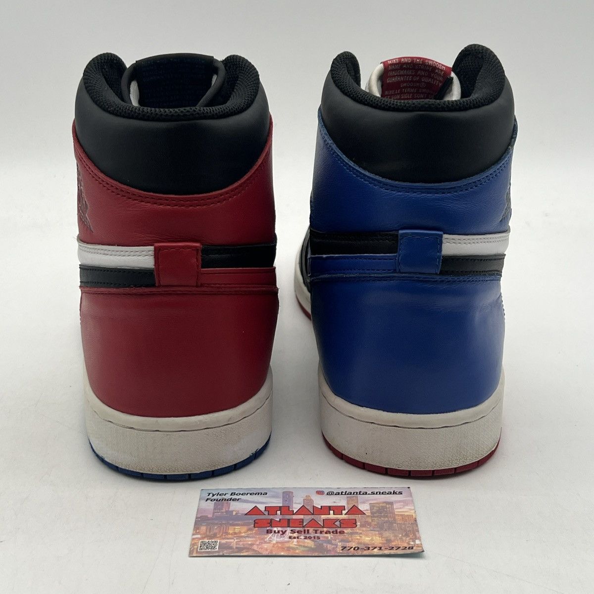 Nike Air Jordan 1 high top 3 Size US 12 / EU 45 - 3 Thumbnail