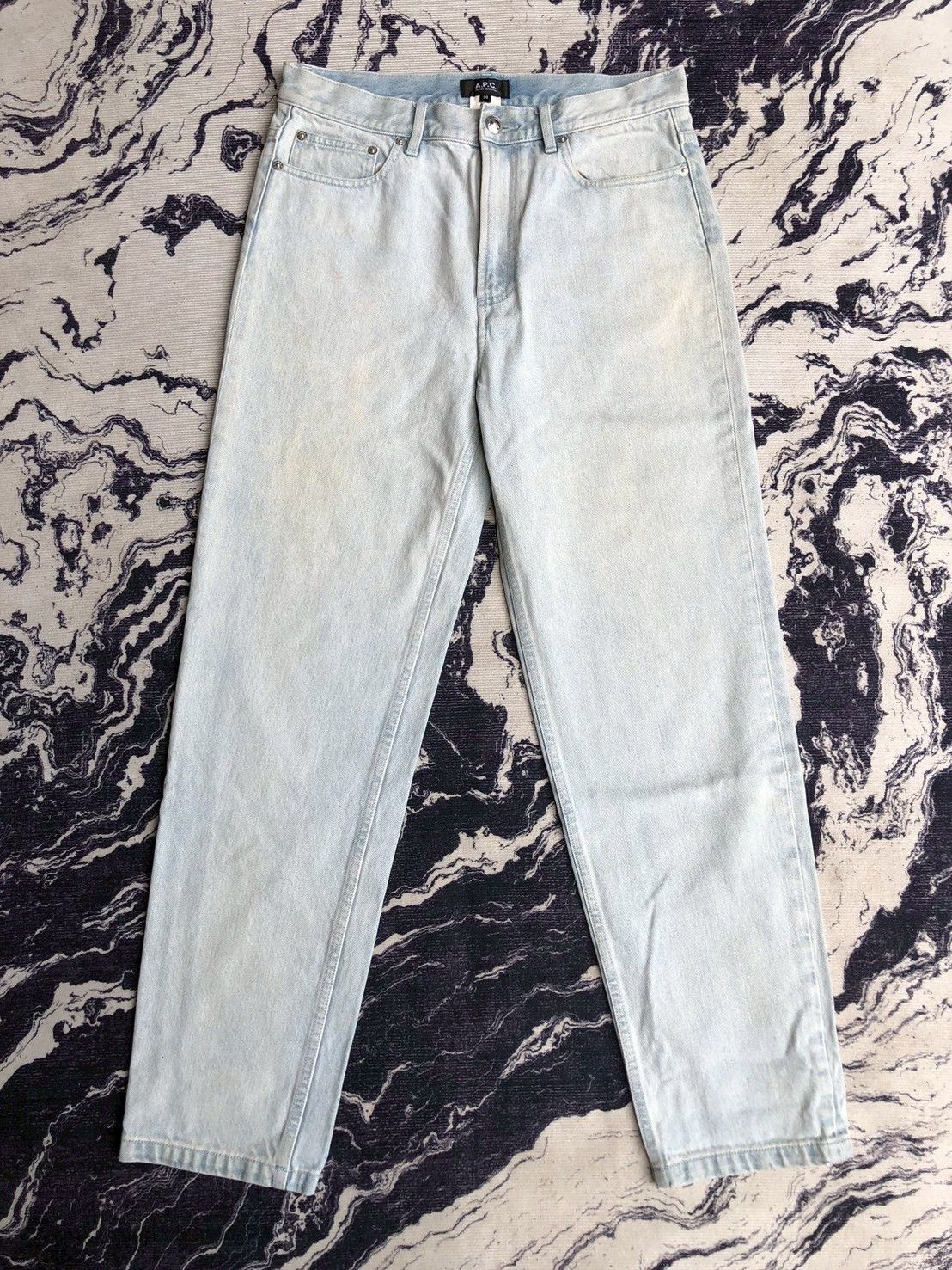 A.P.C. A.P.C. Jean Martin Light Wash Denim Jeans Size 30" / US 8 / IT 44 - 1 Thumbnail