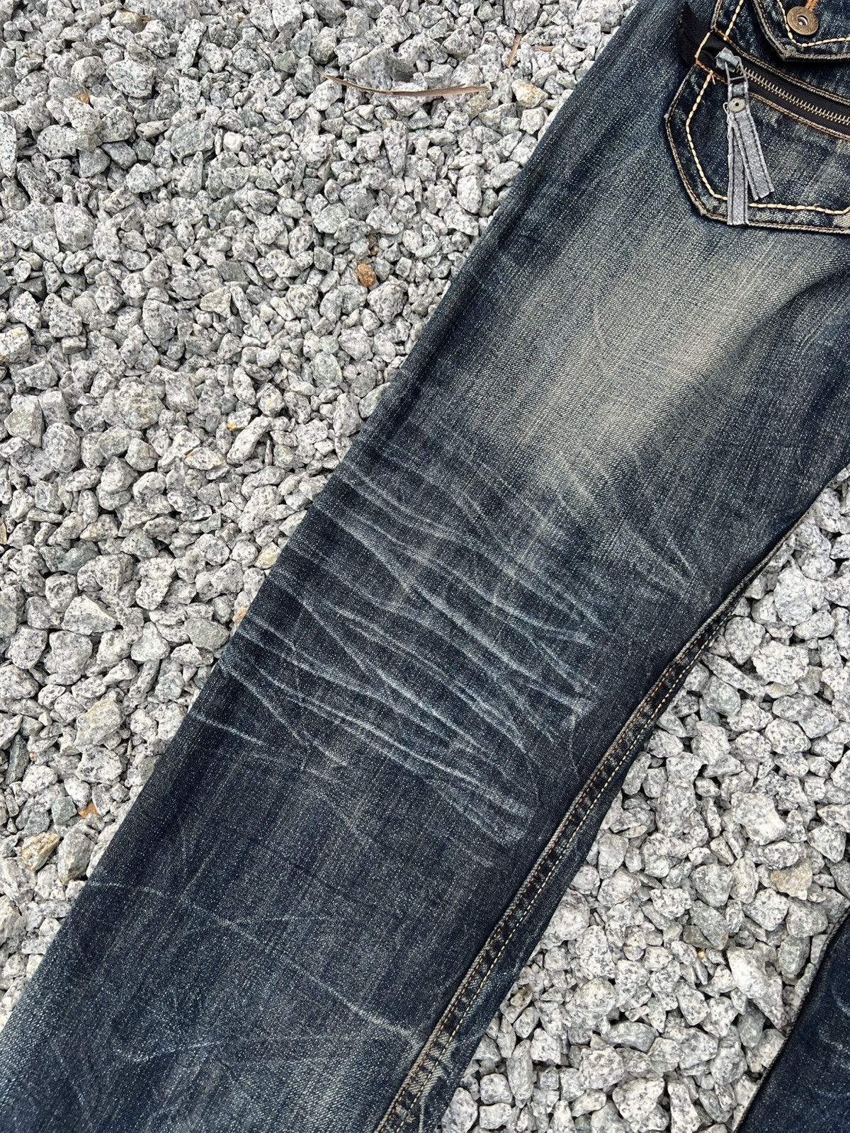 If Six Was Nine Japanese Brand Oririn Claw Jean Size US 35 - 18 Thumbnail