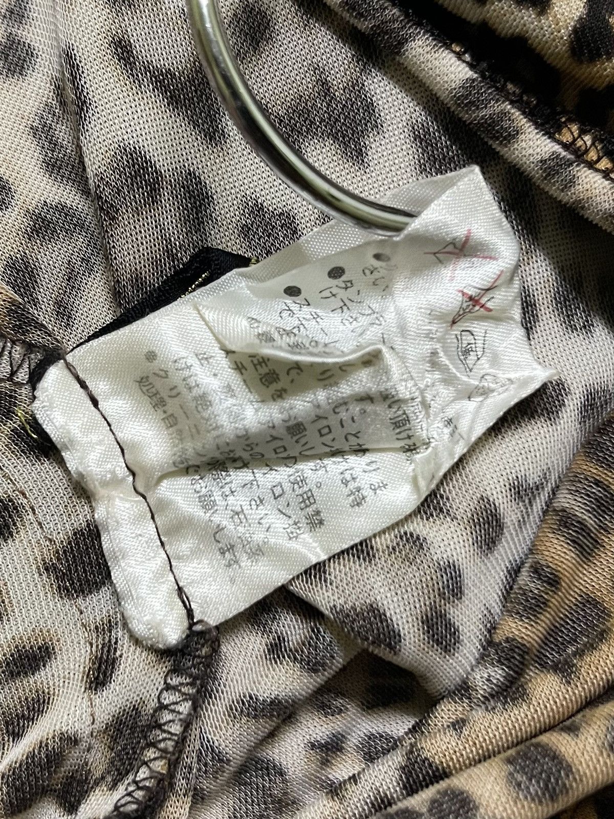 Japanese Brand Leopard Printed Button Stretch Long Sleeve Size S / US 4 / IT 40 - 15 Thumbnail