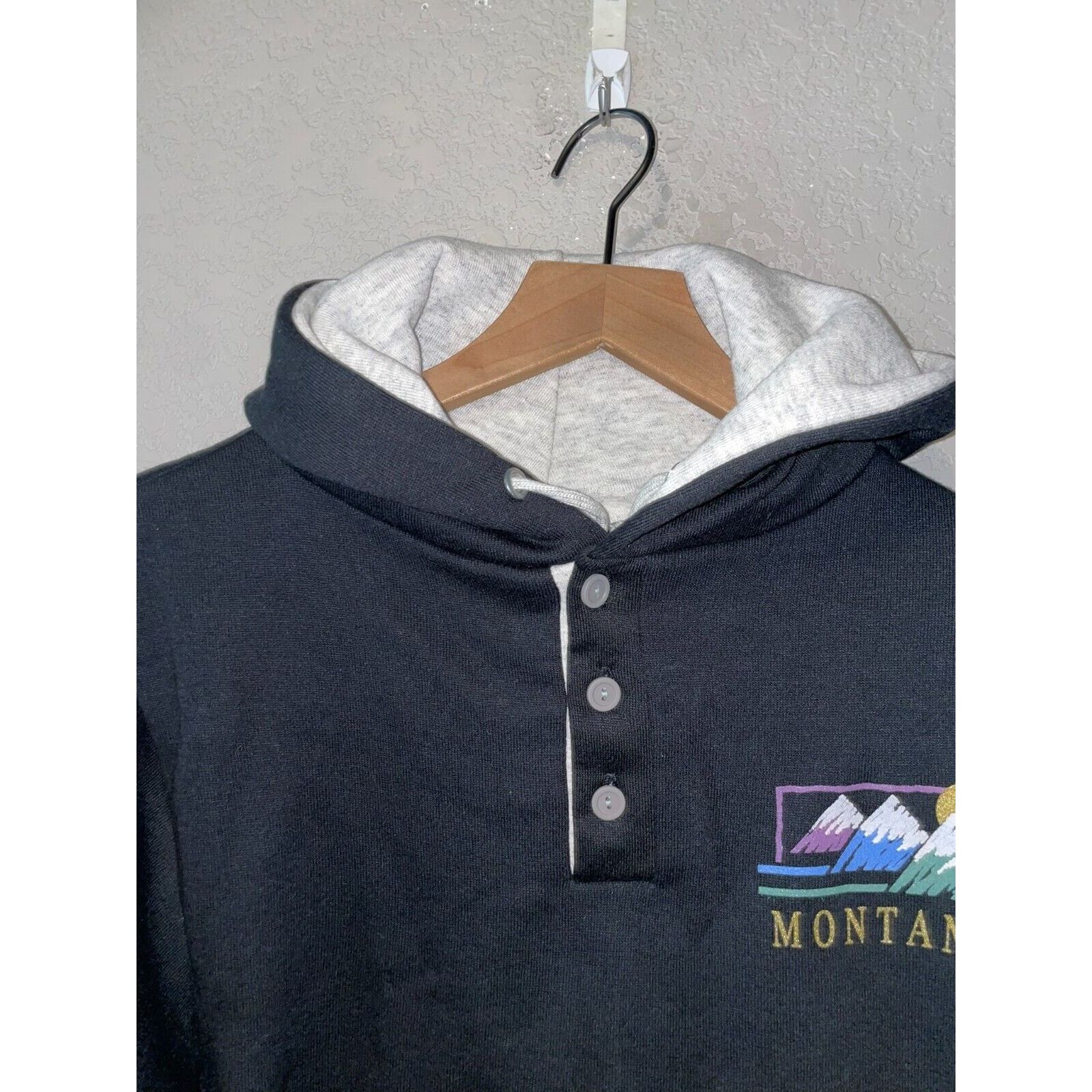Jerzees Vintage Montana Hoodie Jacket Jerzees 1990s VTG 90s Small Size US S / EU 44-46 / 1 - 5 Thumbnail