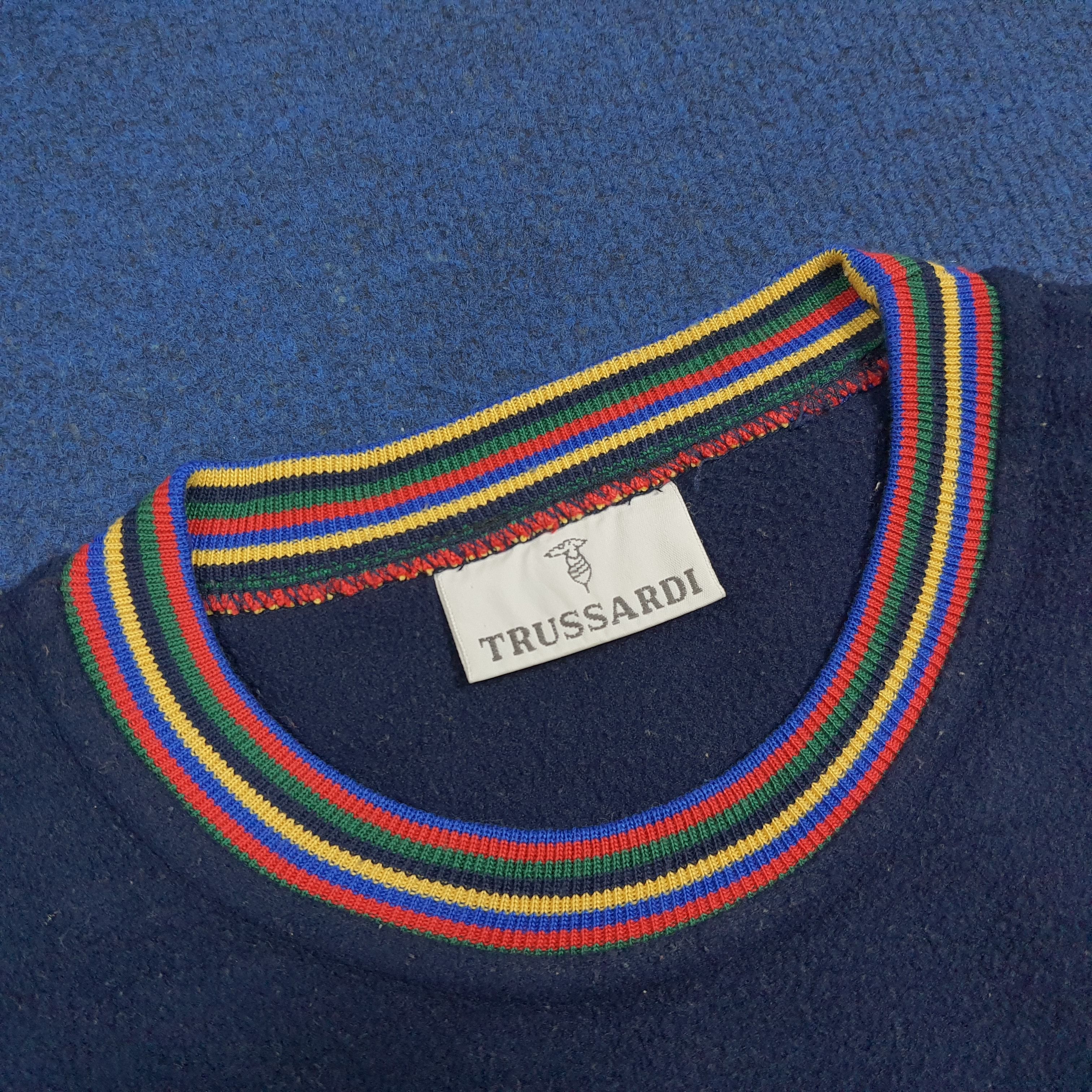 Trussardi Vintage Trussardi Italy Embroidered Logo Sweatshirt C281N18 Size US M / EU 48-50 / 2 - 4 Thumbnail