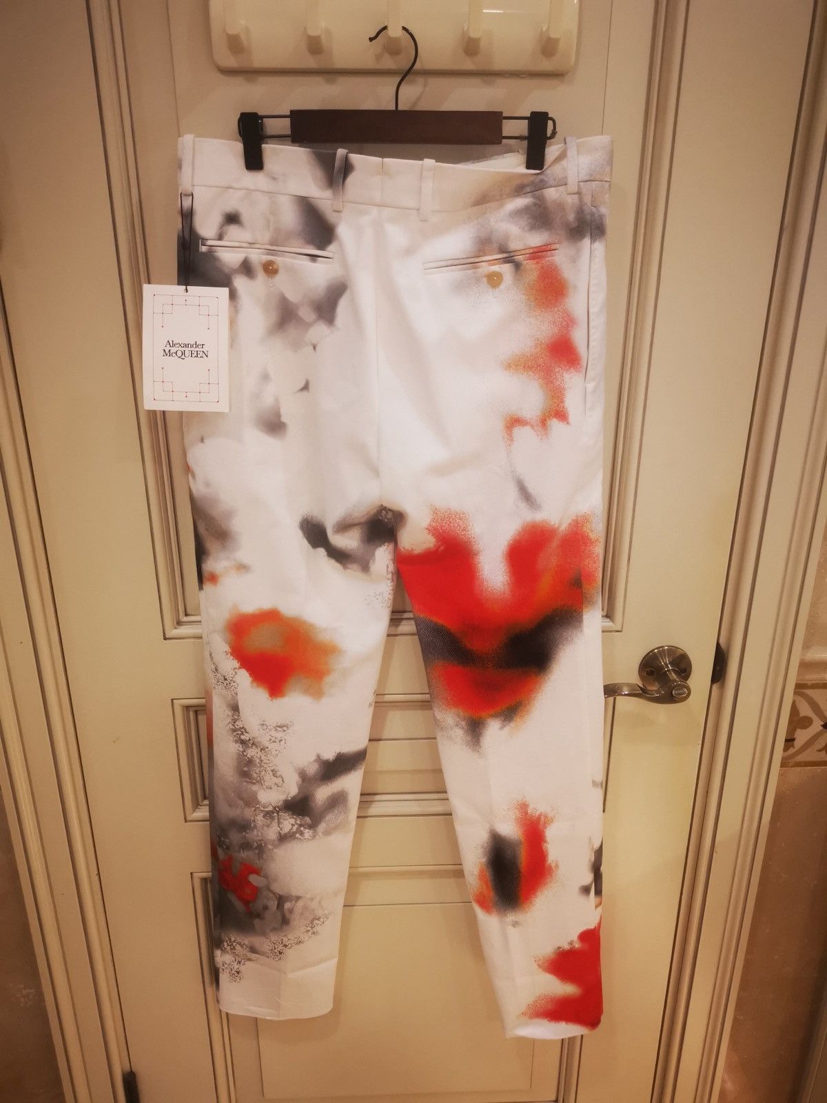 Alexander McQueen obscured flower print pants size48 Size US 31 - 6 Thumbnail