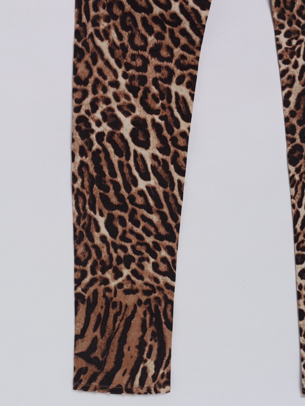 Denim & Supply Ralph Lauren Denim and Supply Ralph Lauren Patchwork Leopard Print Denim Size 26" / US 2 / IT 38 - 6 Thumbnail
