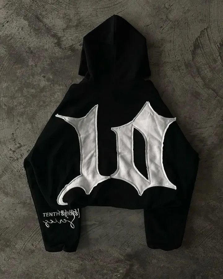 The Unbranded Brand Y2K Hoodie Retro Patch Embroidery Oversized Hoodie Size US M / EU 48-50 / 2 - 5 Thumbnail