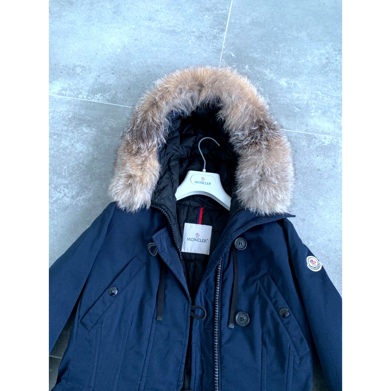 Moncler Women's MONCLER AREDHEL Down Parka Real Fur Coat SZ 2 S - M Size S / US 4 / IT 40 - 11 Thumbnail