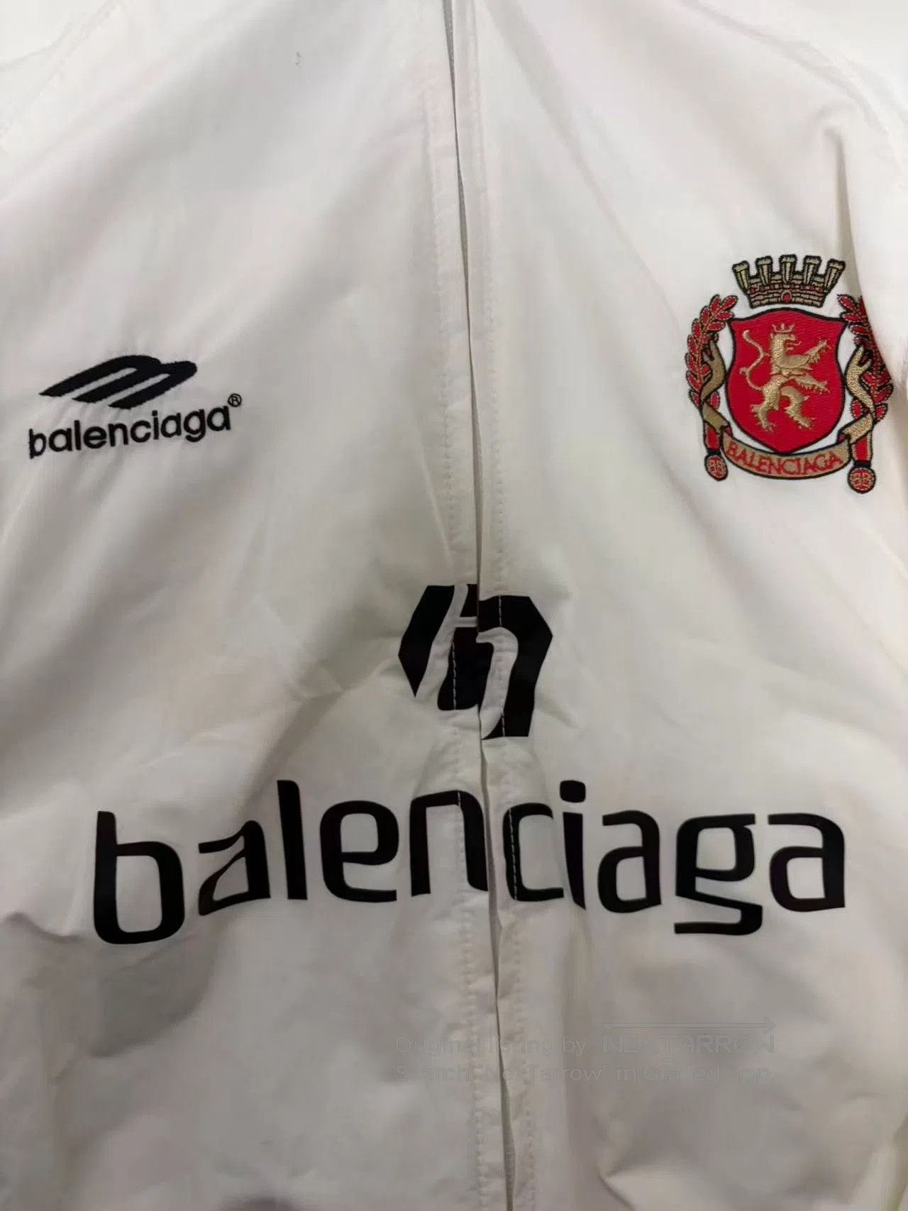 Balenciaga Balenciaga Men's Letter Print Stand Collar Jacket. Size US M / EU 48-50 / 2 - 3 Thumbnail