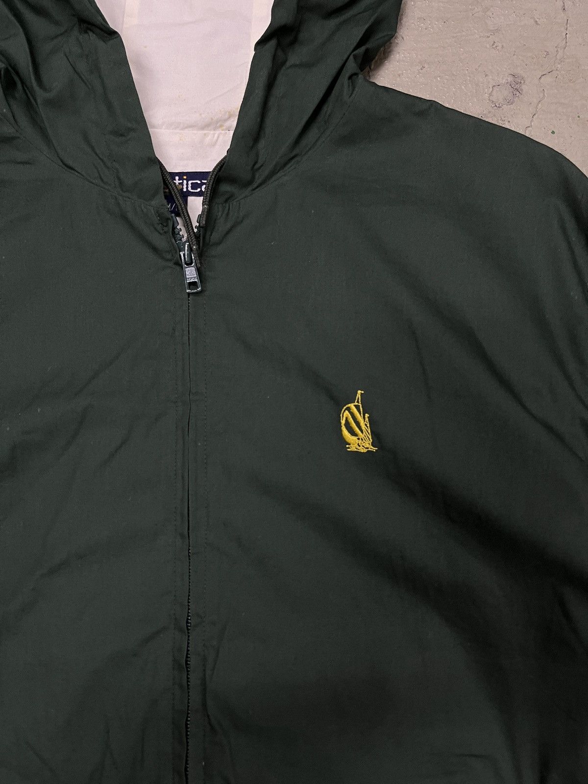 Nautica Nautica Minimal Green Zipper Hoodie Jacket Size US M / EU 48-50 / 2 - 4 Thumbnail