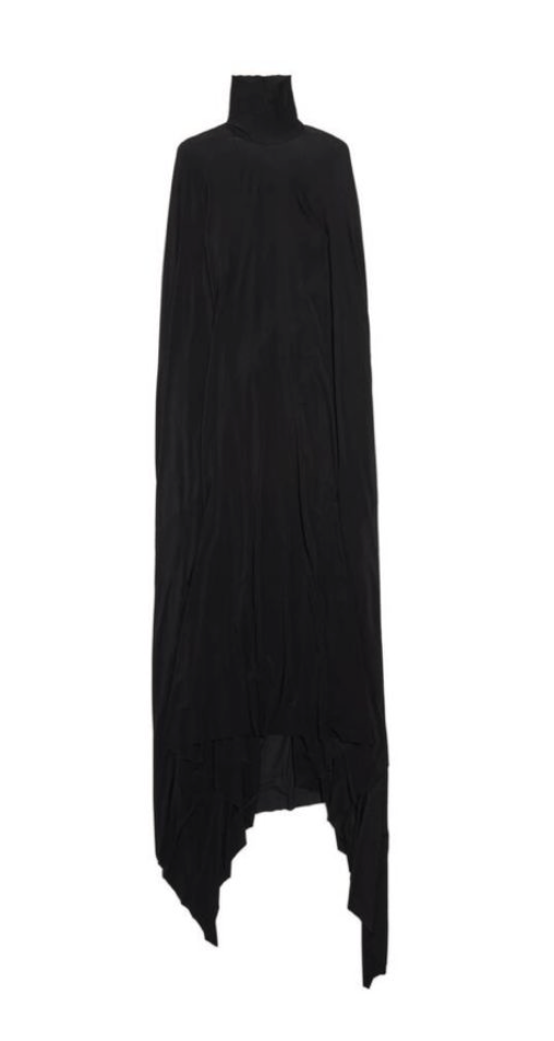 Balenciaga o1bcso1str0525 Balenciaga MIX Gowns in Black Size M / US 6-8 / IT 42-44 - 18 Thumbnail