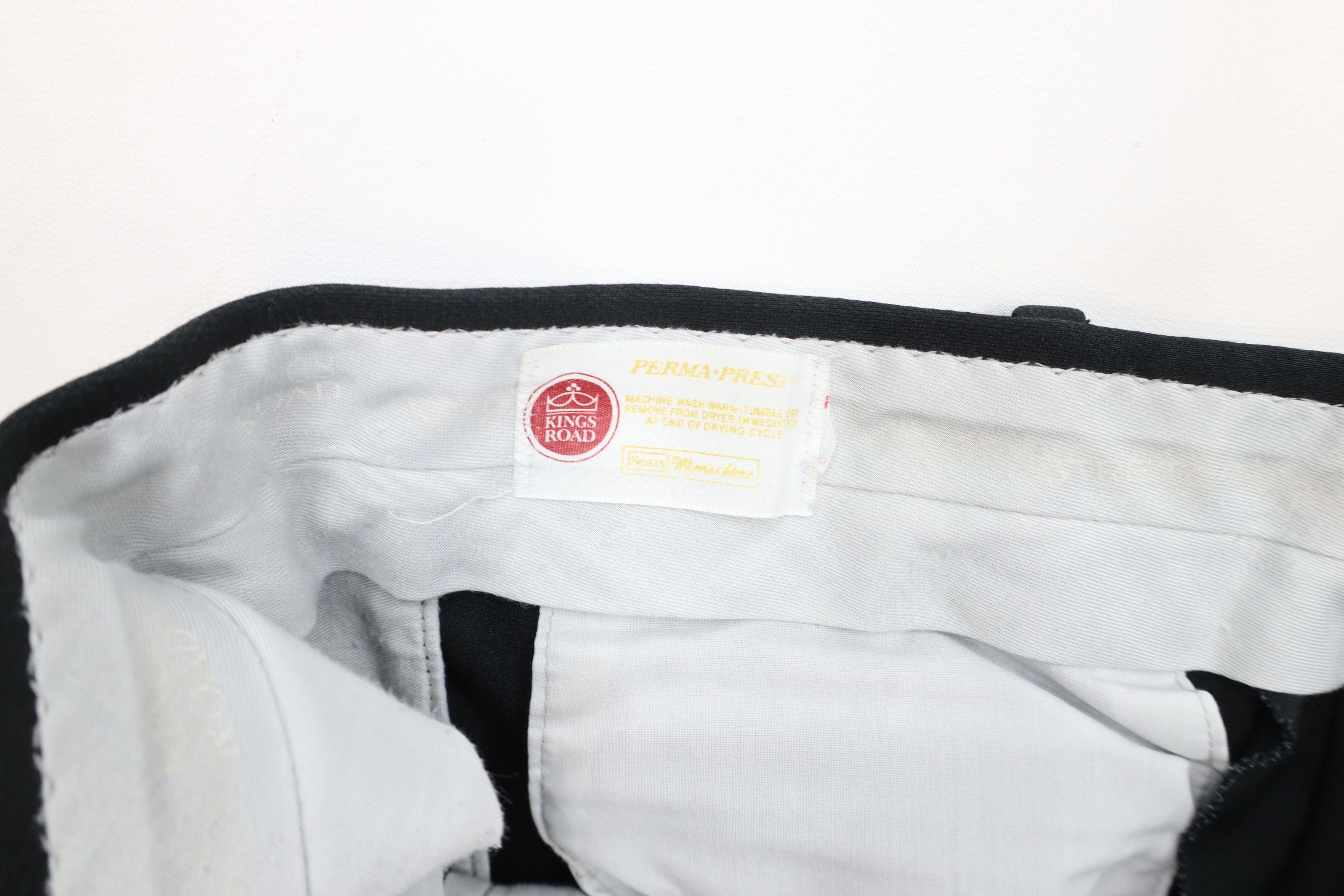 Vintage Vintage 70s Streetwear Bell Bottoms Chino Pants Black USA Size US 34 / EU 50 - 9 Thumbnail