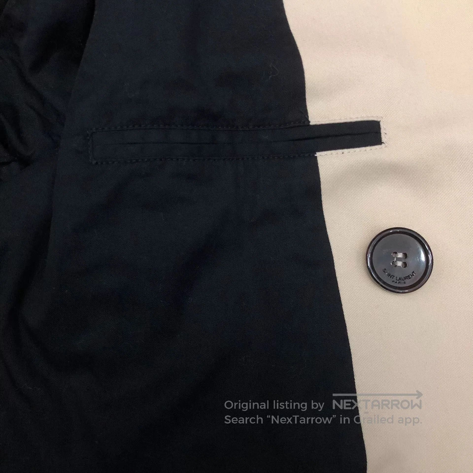 Saint Laurent Paris Saint Laurent 16FW Khaki Trench Coat. Size US S / EU 44-46 / 1 - 5 Thumbnail