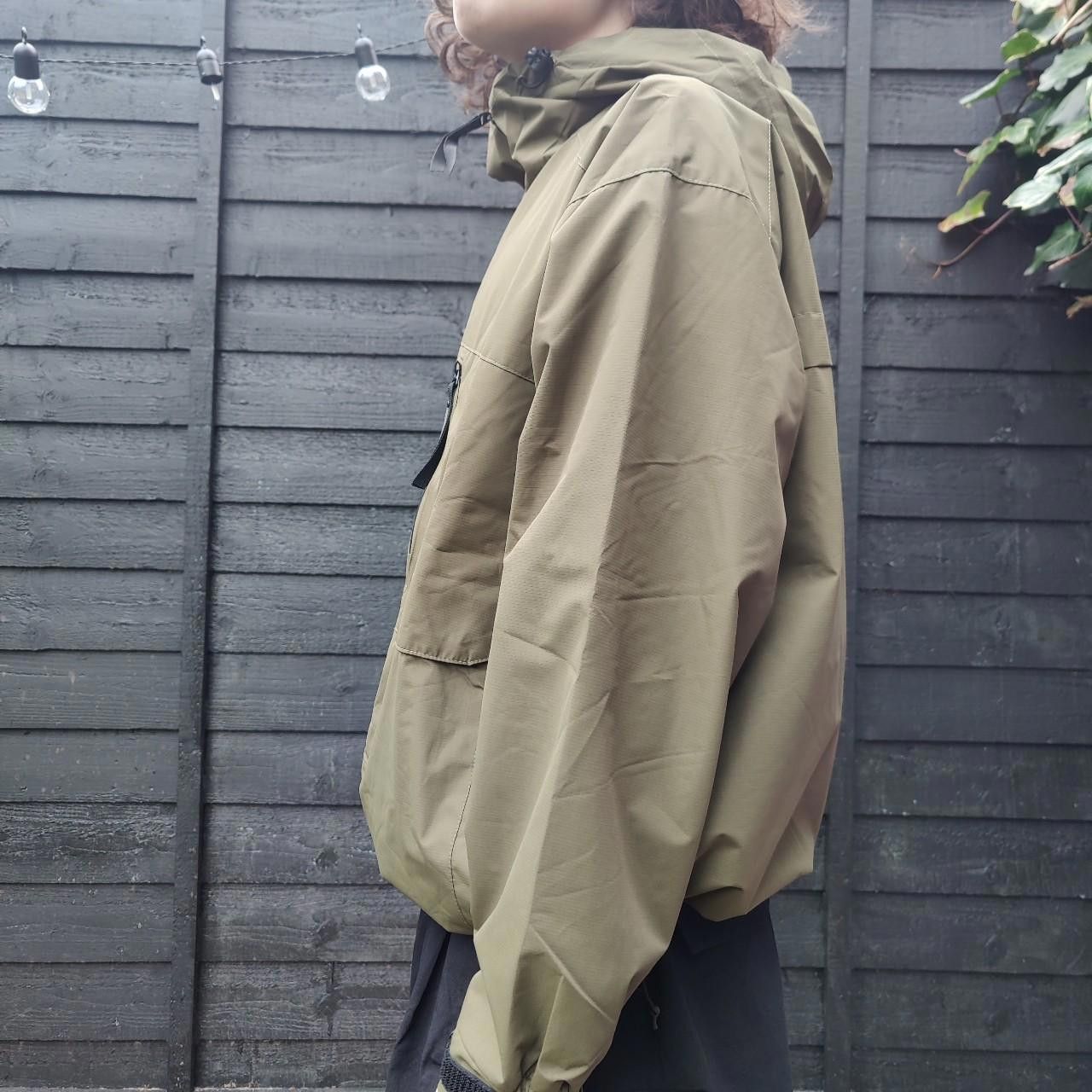Green Waterproof Teflon Zip Jacket