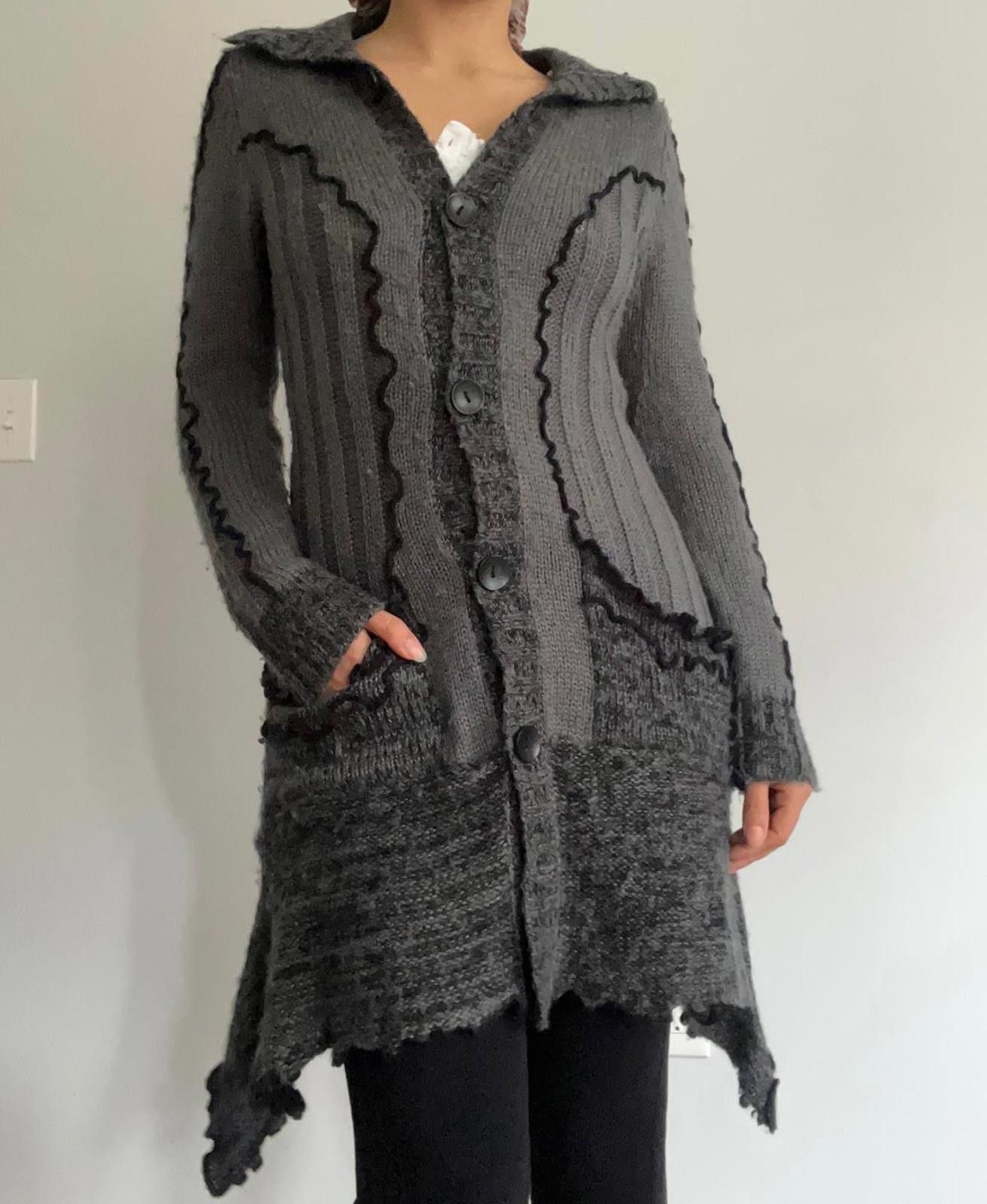 Other Comfy grey long button up cardigan sweater Size M / US 6-8 / IT 42-44 - 8 Thumbnail