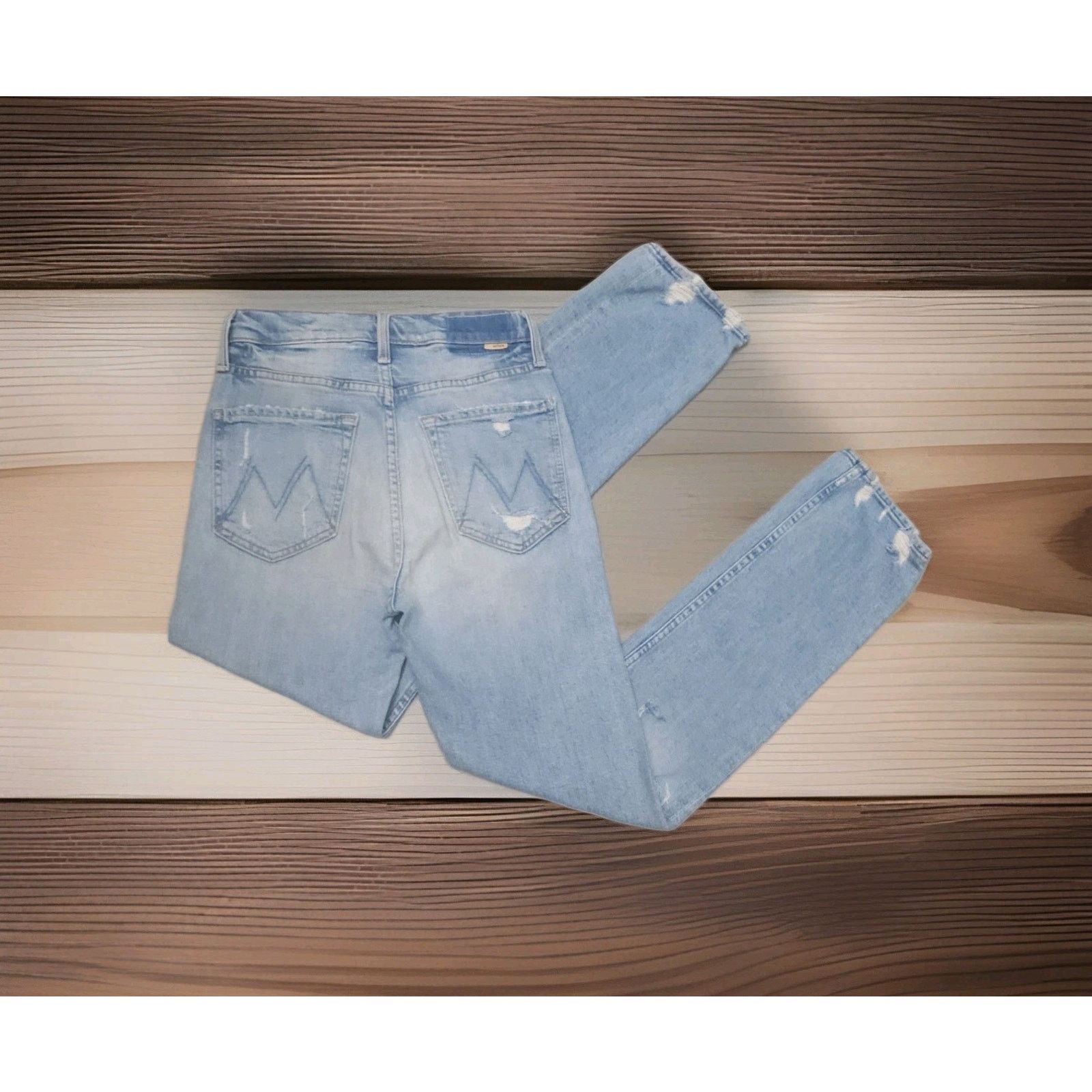 MOTHER MOTHER SUPERIOR High Waisted Rider Skimp in Confession 26 Size 26" / US 2 / IT 38 - 10 Thumbnail