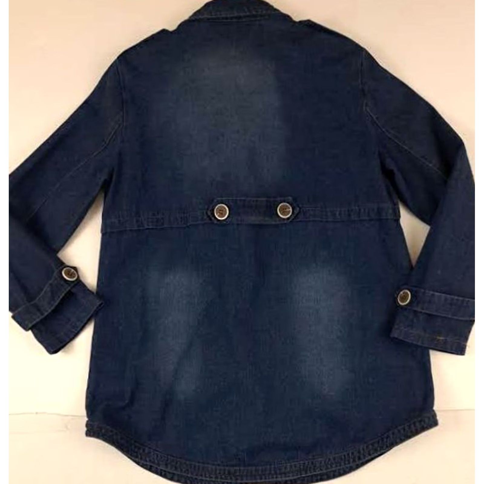 Doublet Vintage Denim Double Breasted Jacket Large Size Blue 90s Women Light Size 36" / US 14 / IT 50 - 6 Thumbnail