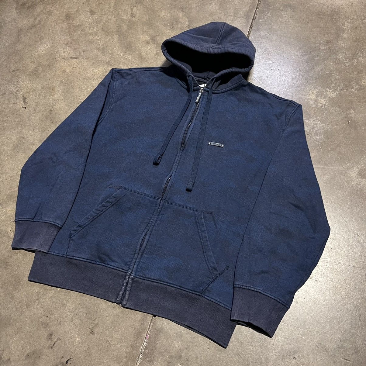 Ecko Unltd. Vintage Ecko Unltd Zip Up Hoodie Sweatshirt Digital Camo Y2K Size US XL / EU 56 / 4 - 4 Thumbnail