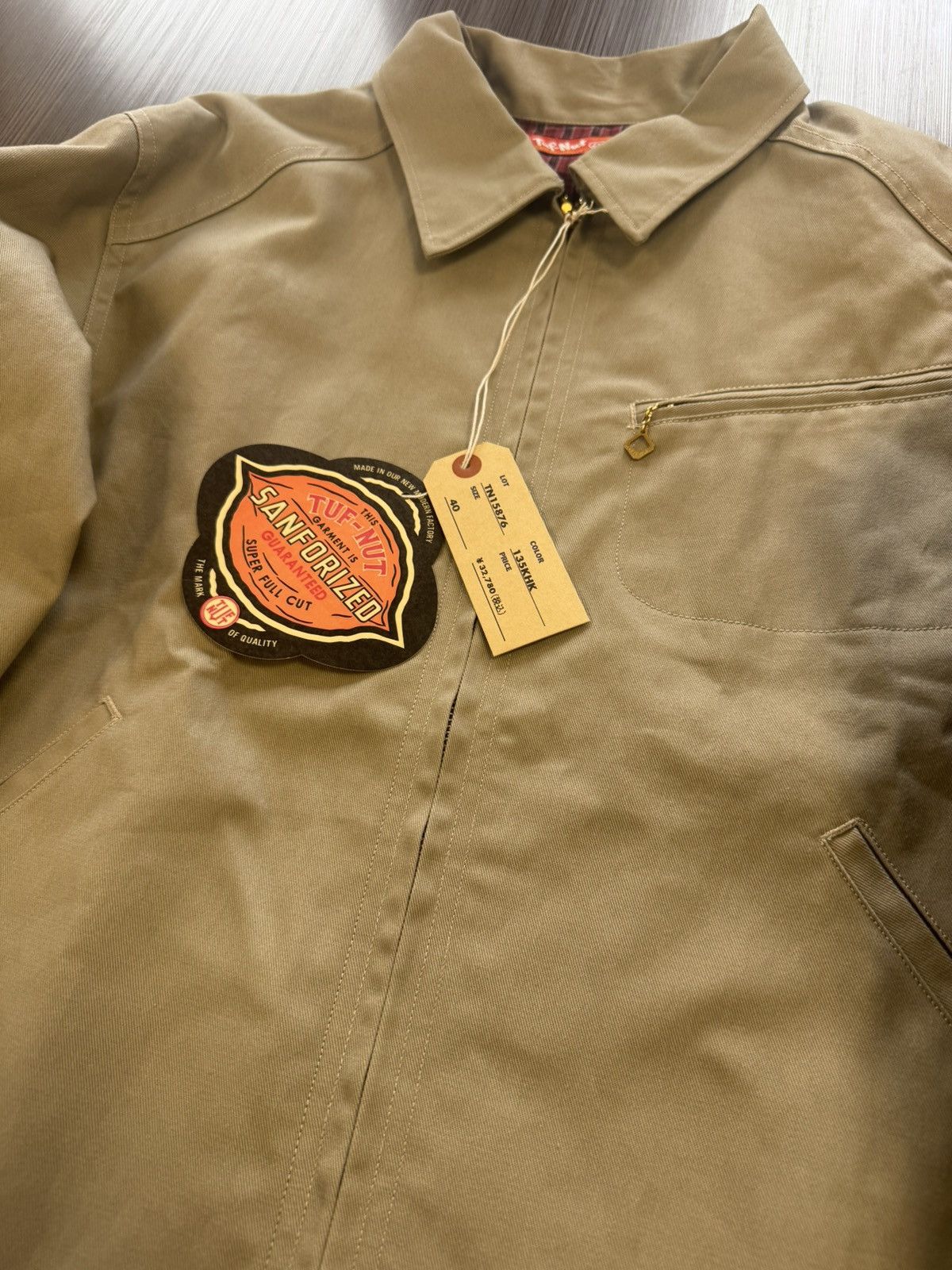 Other TUF-NUT COTTON TWILL WORK JACKET - SIZE 40 Size US L / EU 52-54 / 3 - 4 Thumbnail