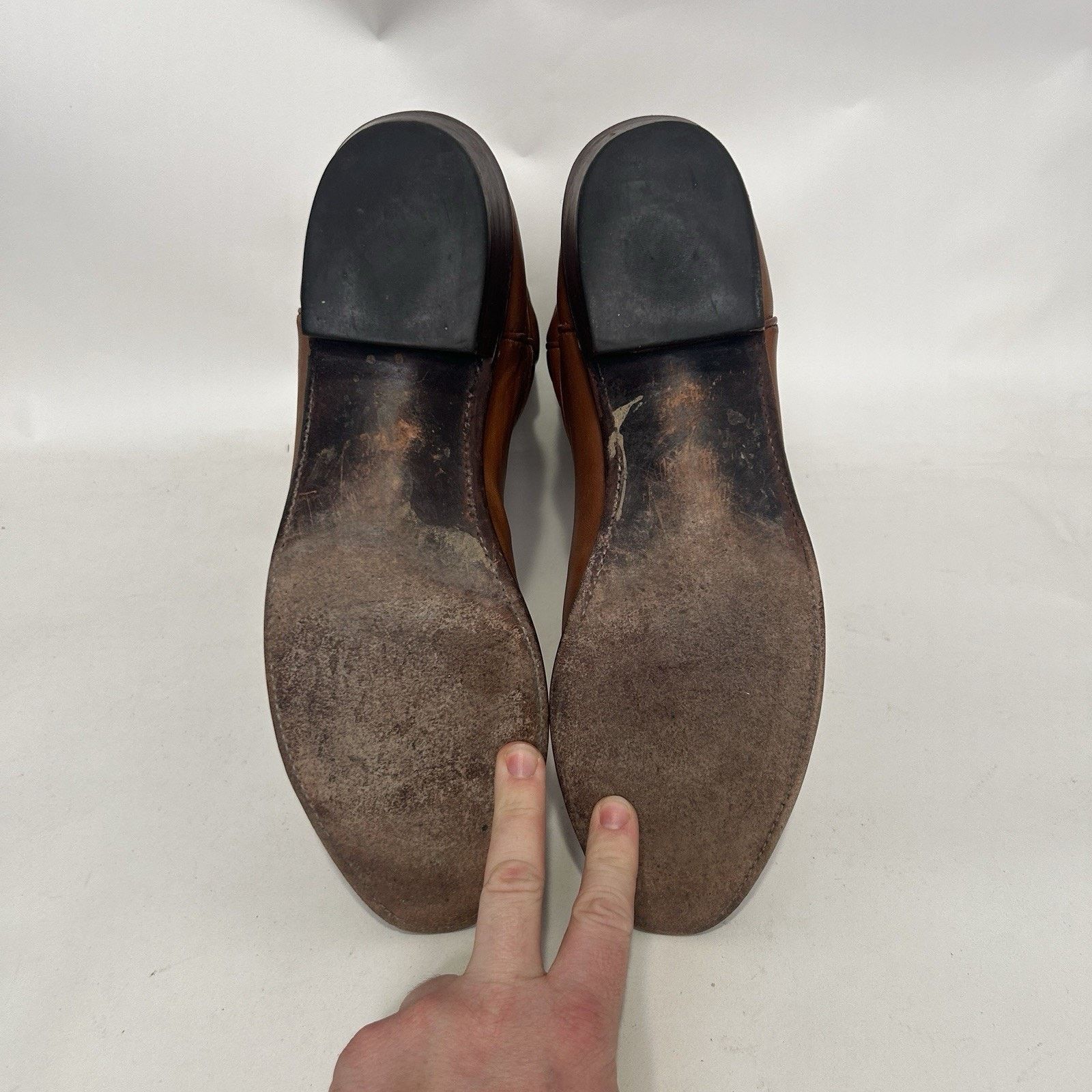 Lucchese Vintage Lucchese 1883 Cowboy Boots Style 1505 Men’s 10.5D Size US 10.5 / EU 43-44 - 9 Thumbnail
