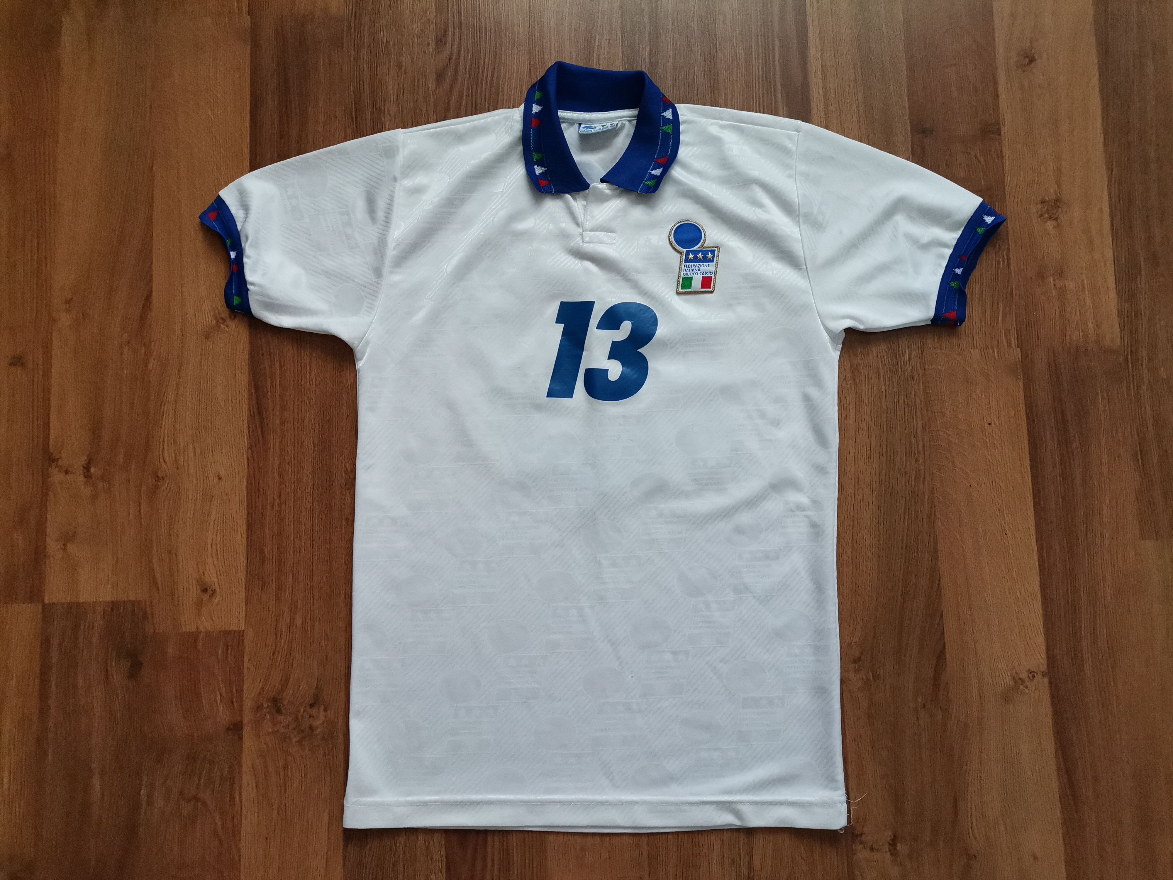 Diadora × Vintage Vintage Diadora D. Baggio 13 Jersey Size US S / EU 44-46 / 1 - 1 Thumbnail