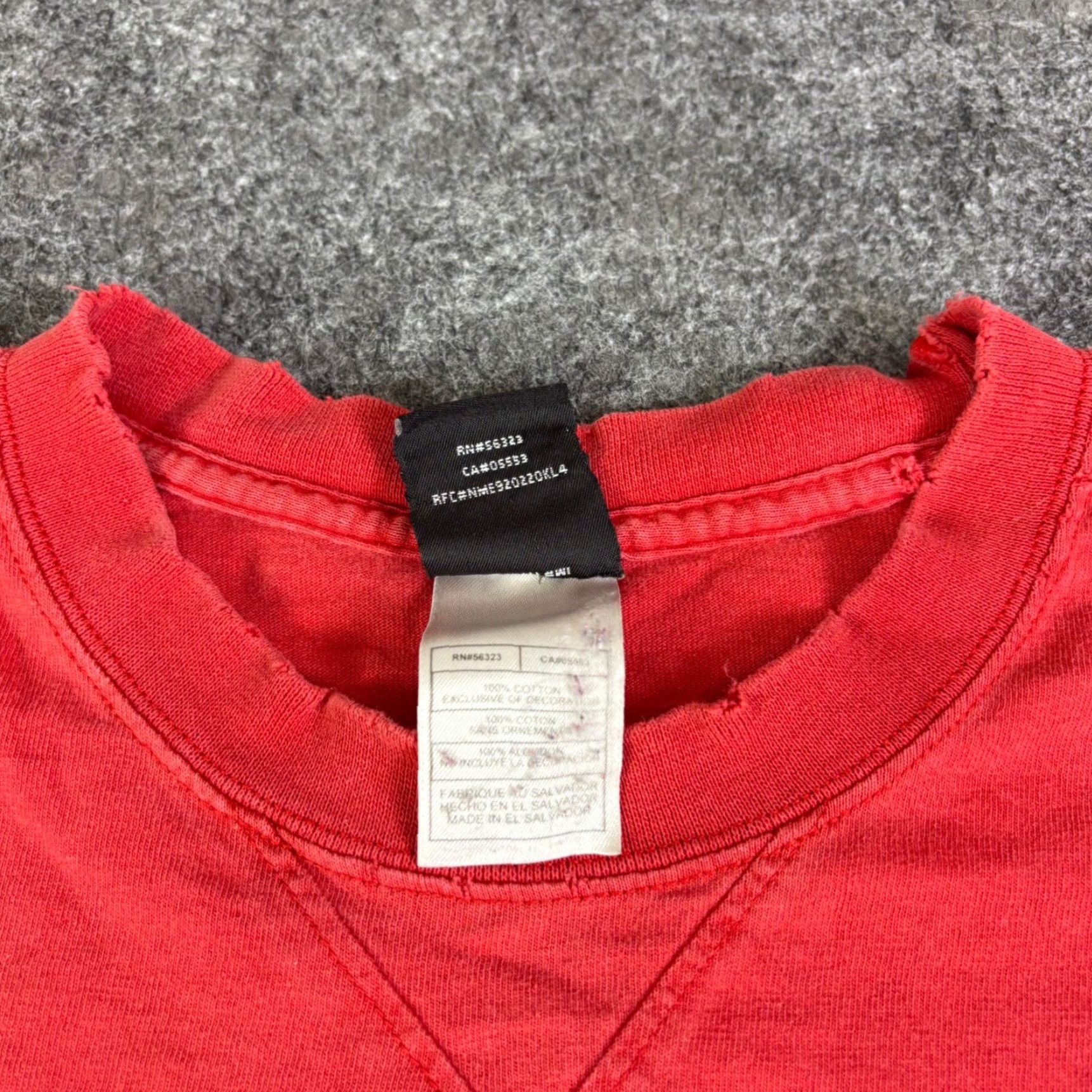 Jordan Brand VINTAGE Jordan Brand T-Shirt Mens XL Red Jumpman 23 Graphic Distressed Cotton Size US XL / EU 56 / 4 - 6 Thumbnail