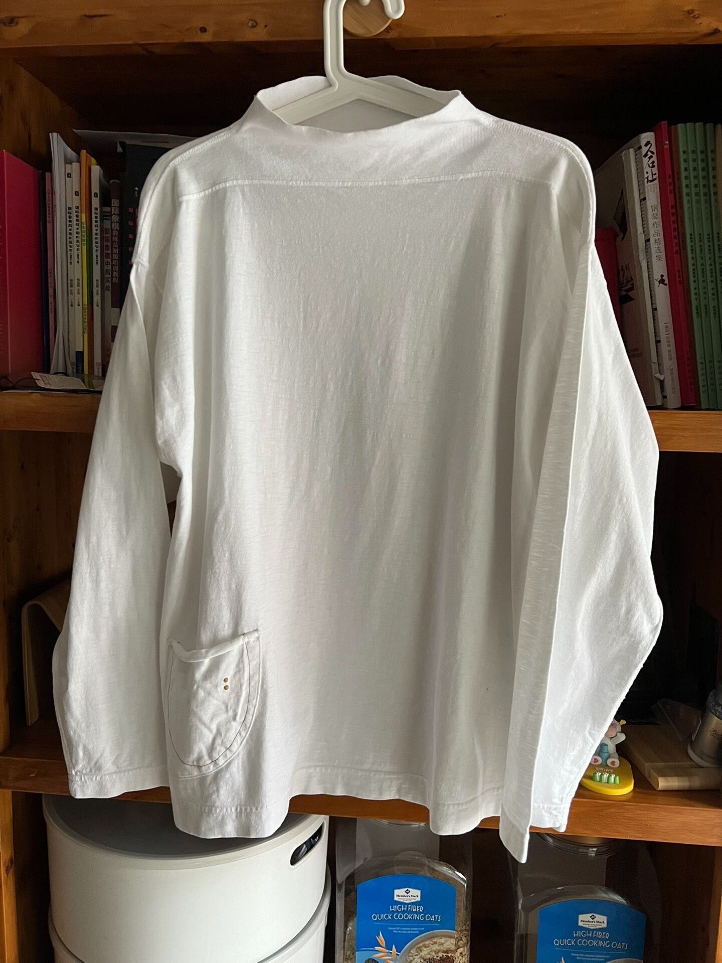 45rpm 45r White Mock Neck Long Sleeve Sweatshirt Size US M / EU 48-50 / 2 - 1 Thumbnail